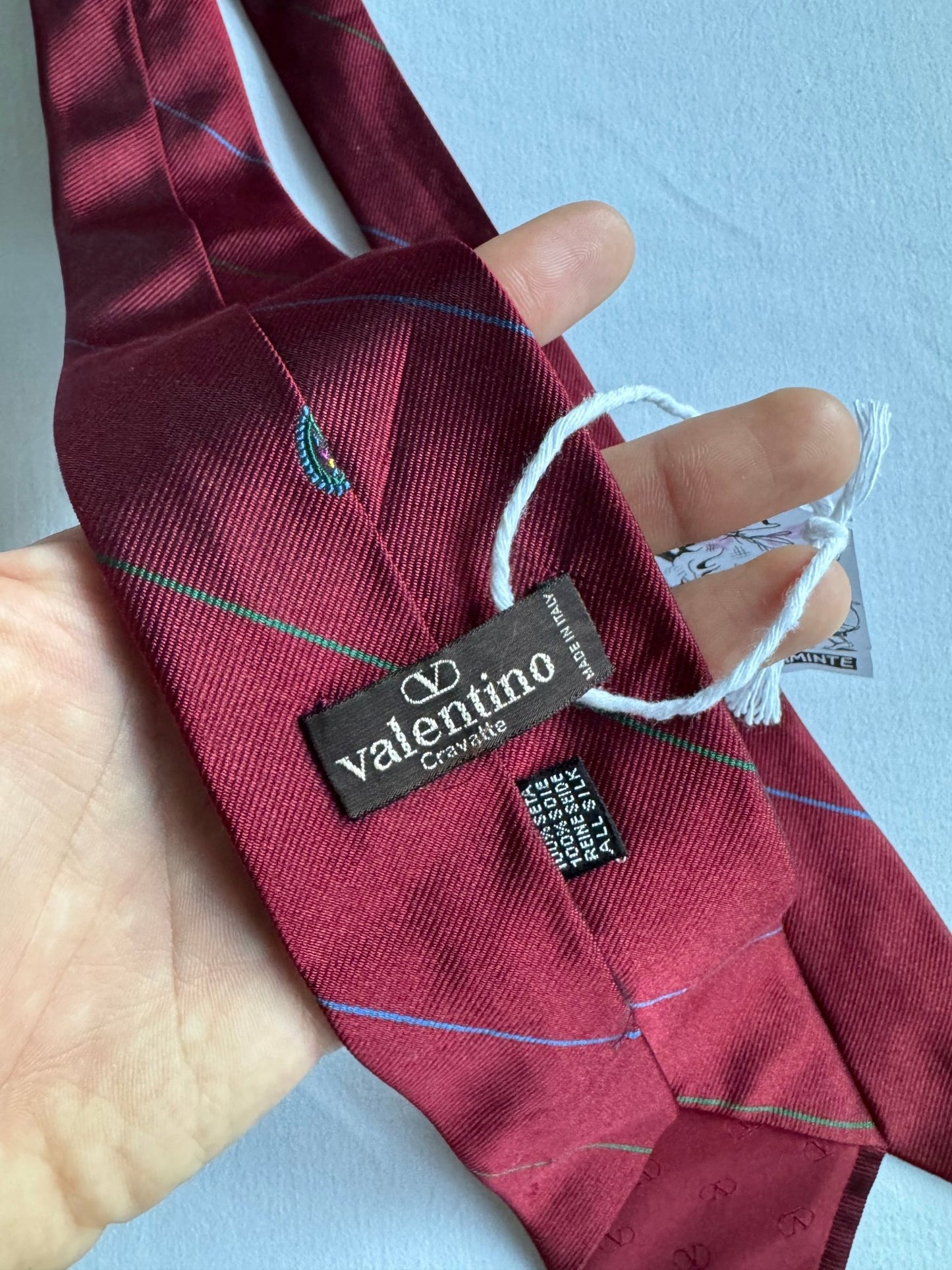 👔 Cravată Vintage Valentino din Mătase (Made in Italy) - anbracaminte