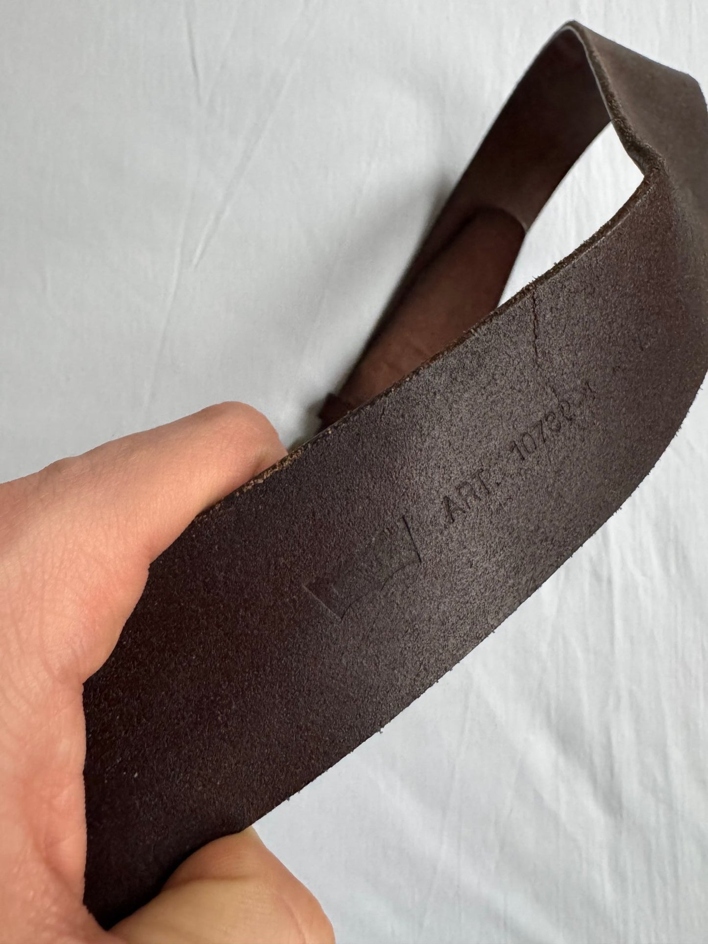 🤠 Curea Vintage Levi’s din Piele Full Grain Maro cu Cataramă – 105 cm - anbracaminte