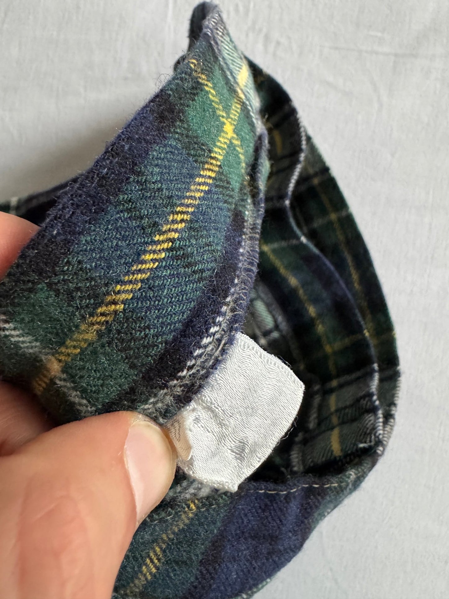 🏴 Fustă Vintage din Lână cu Model Tartan – XS (IT 40) - anbracaminte