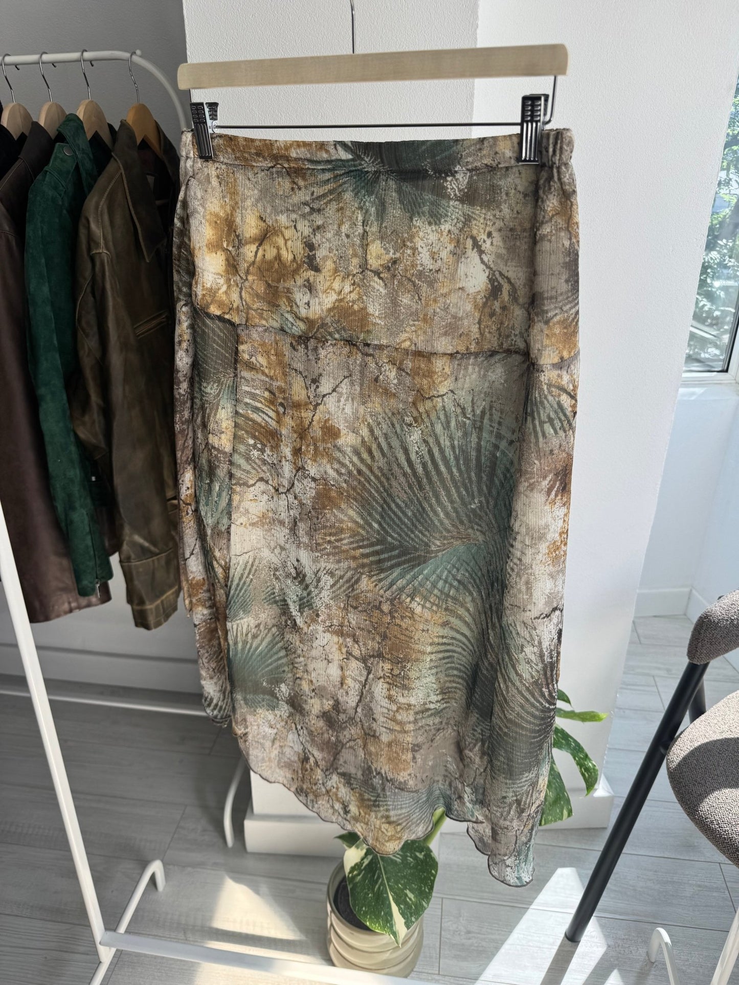 ✨ Fustă Vintage Printed – S/M Damă – Made in Italy - anbracaminte