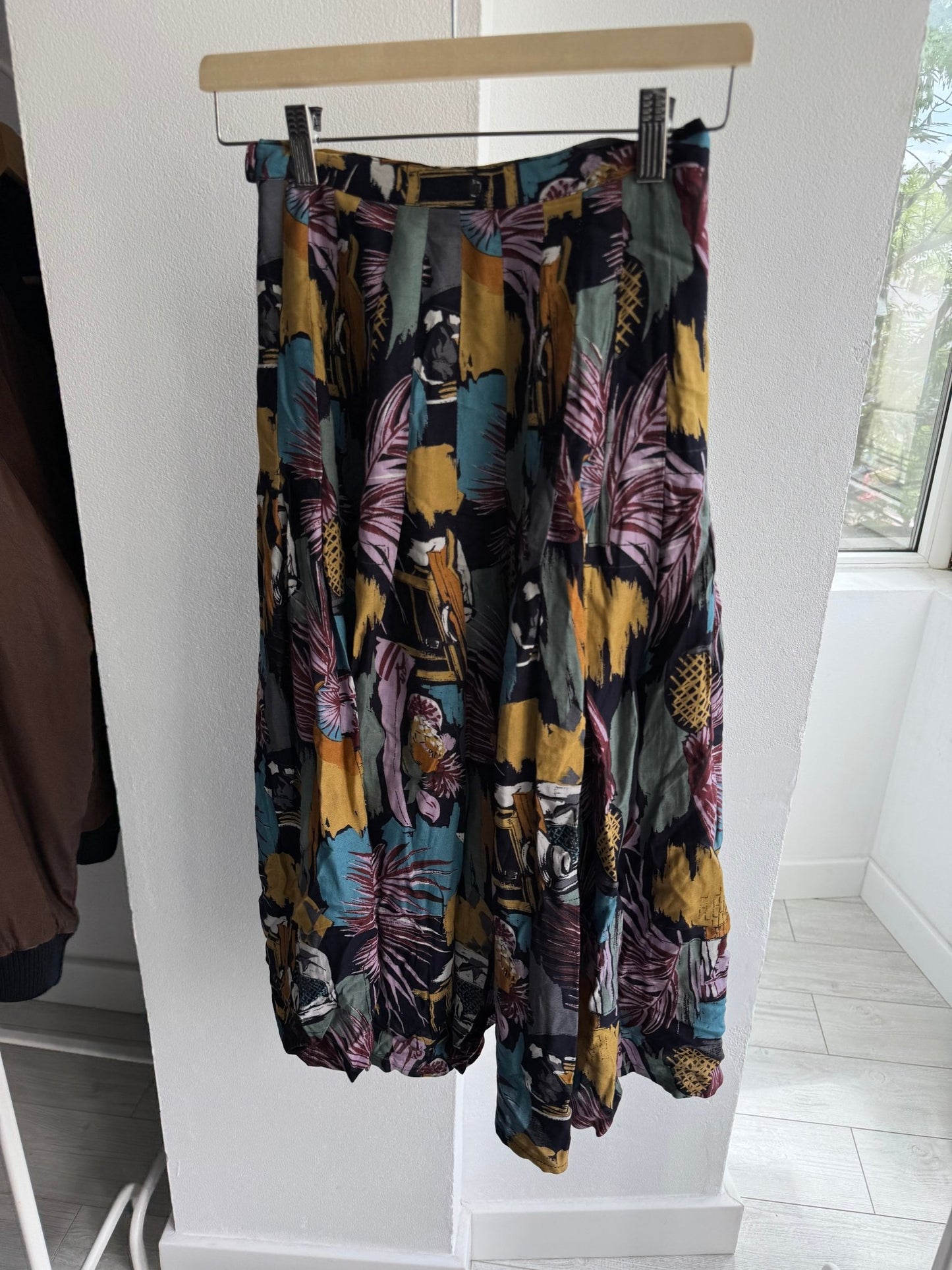 🖤 Fustă Vintage Printed – XS Damă - anbracaminte