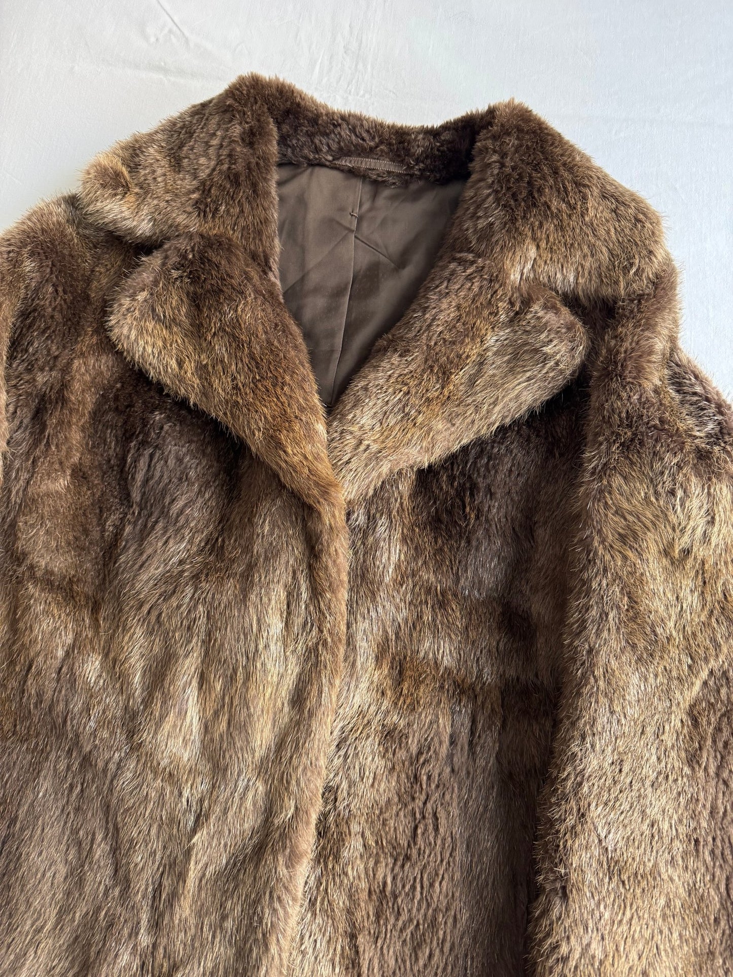 🧥 Jachetă Y2K din Blană Naturală – Damă (M/L aprox.) - anbracaminte