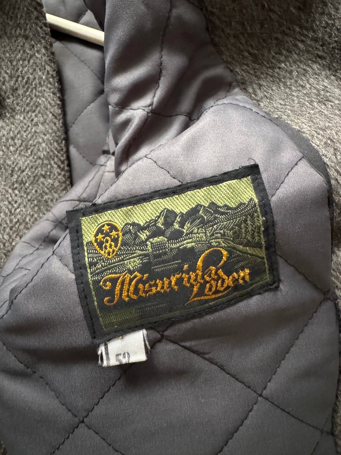 🧥 Palton Vintage Loden Mid Length din Lână – 52 (L Bărbați) - anbracaminte