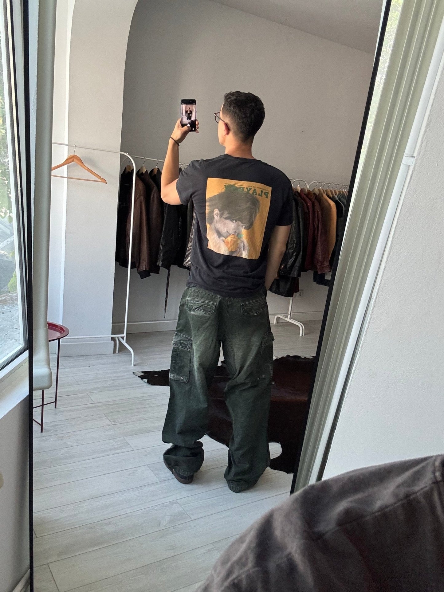 🪖 Pantaloni Y2K Pelle Pelle Washed Green Parachute – W34xL34 - anbracaminte
