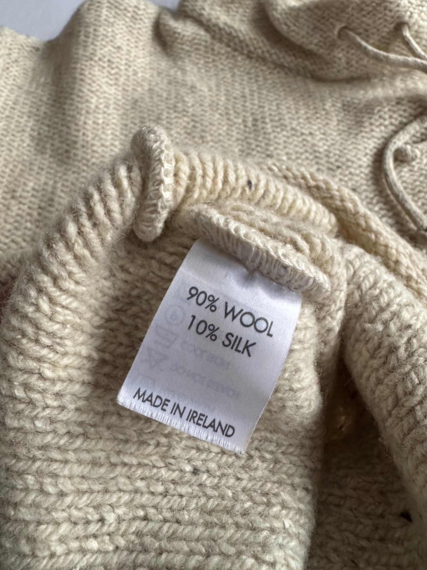 🧶 Pulover Bărbați Aran Sweater Market din Lână și Mătase – M - anbracaminte