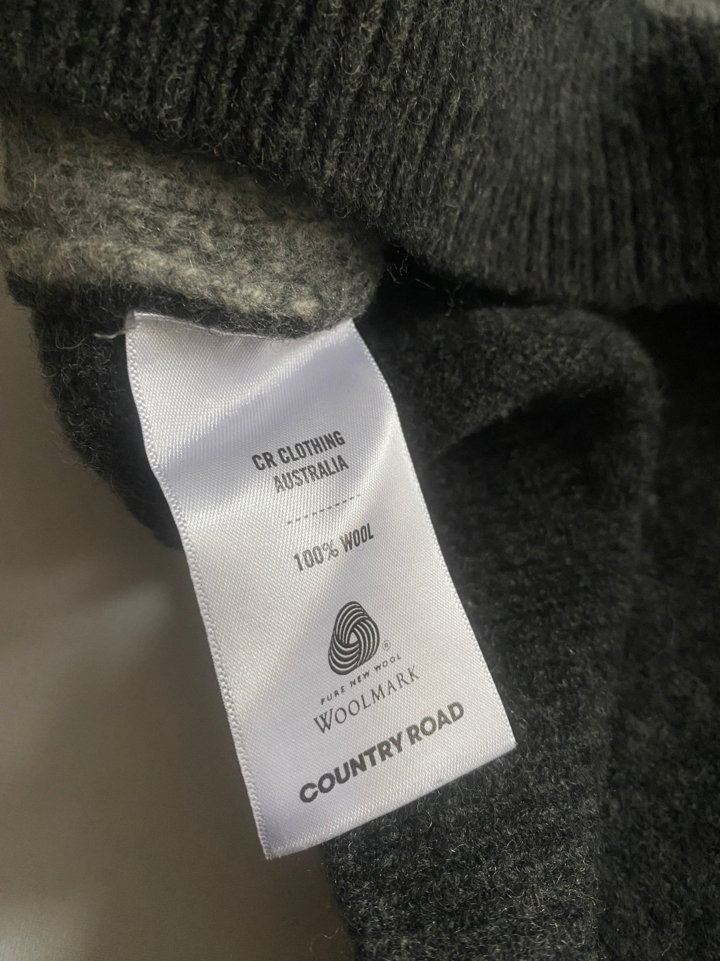 Pulover Country Road Australia – Gri – 100% Lână – Women’s M - anbracaminte