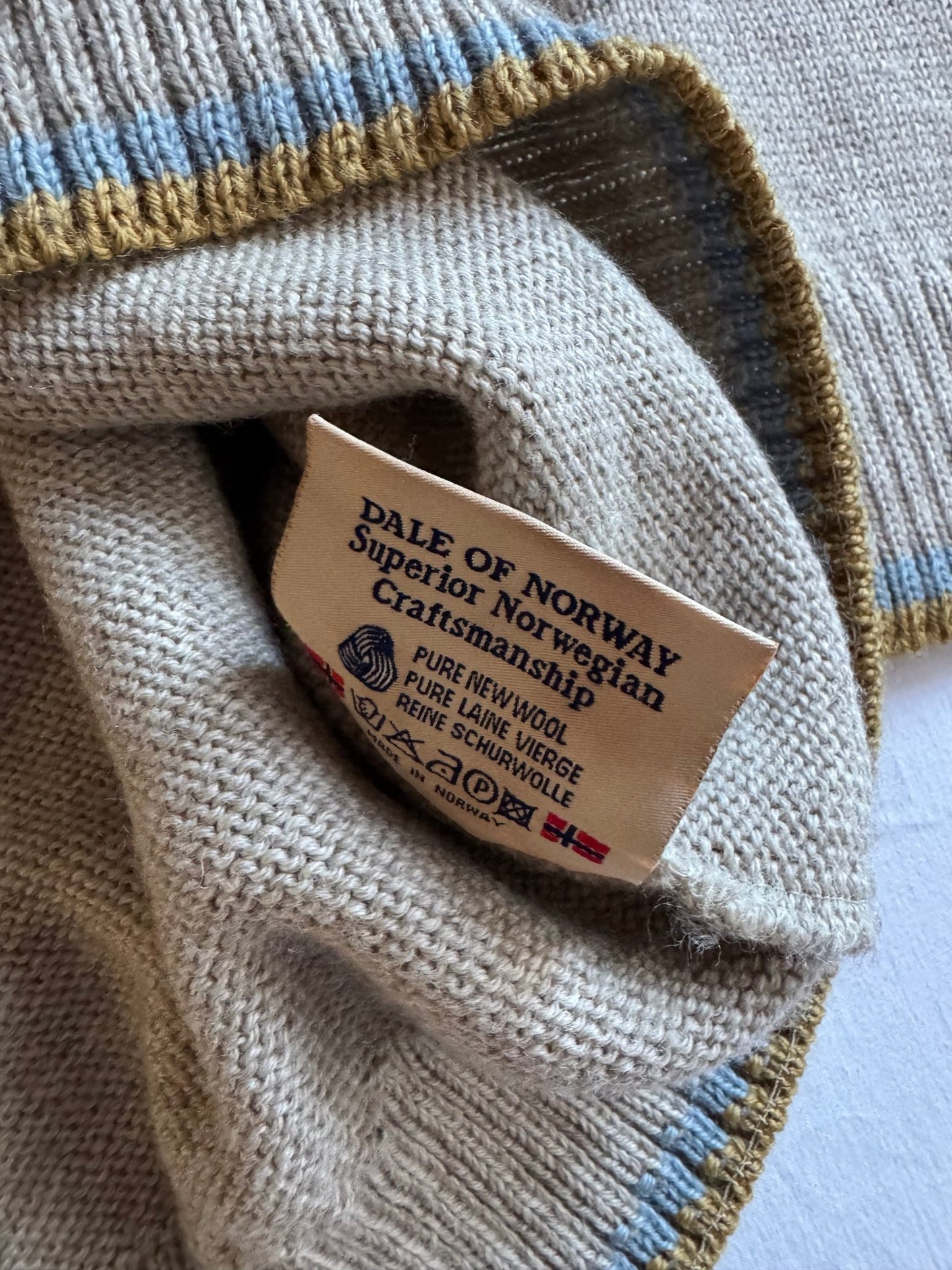 🇳🇴 🧶 Pulover vintage Dale of Norway – 100% lână virgină – mărimea XS femei - anbracaminte