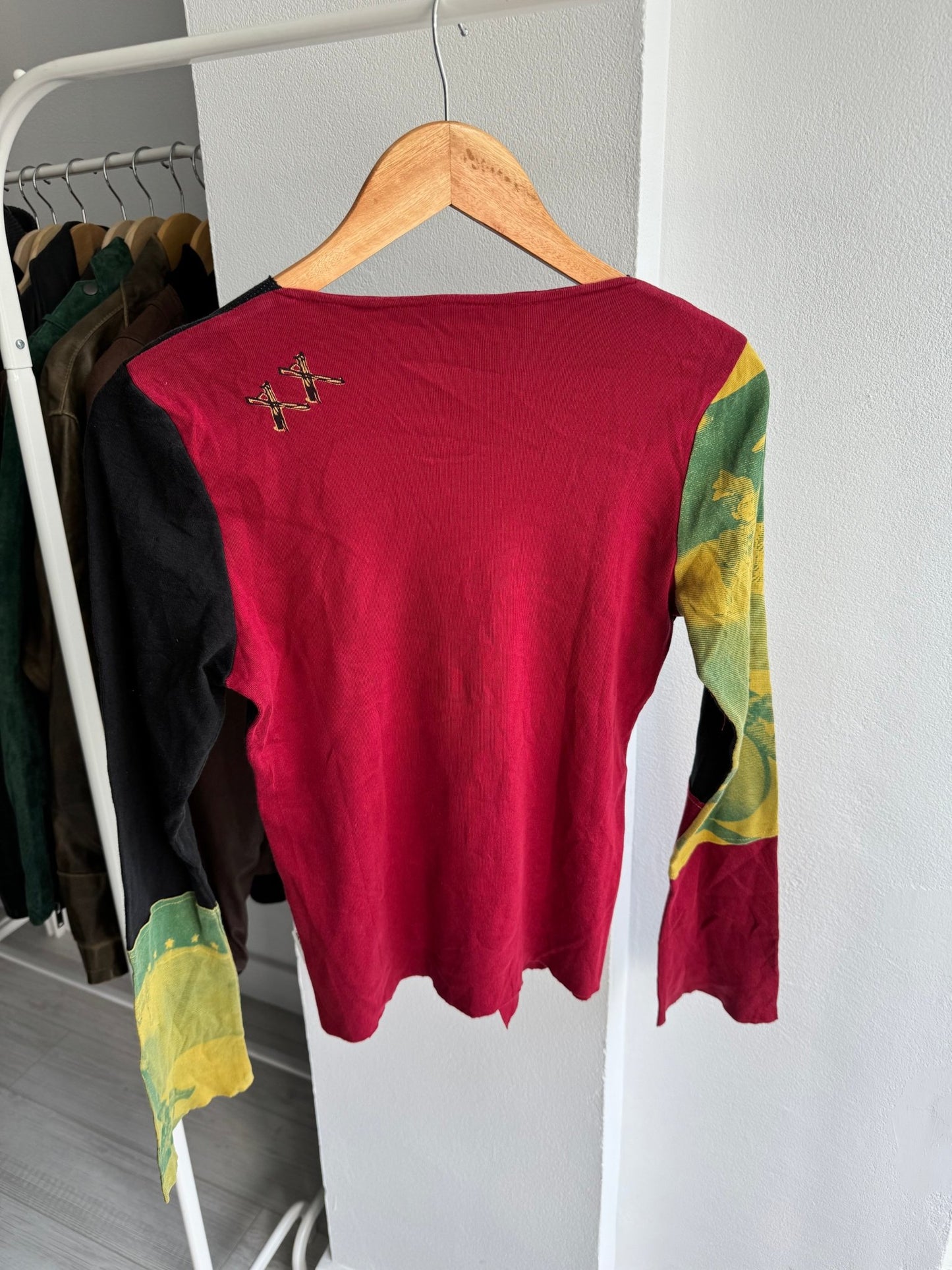 🎪 Top Y2K Damă Cirque du Soleil Printed – M – Made in Canada - anbracaminte