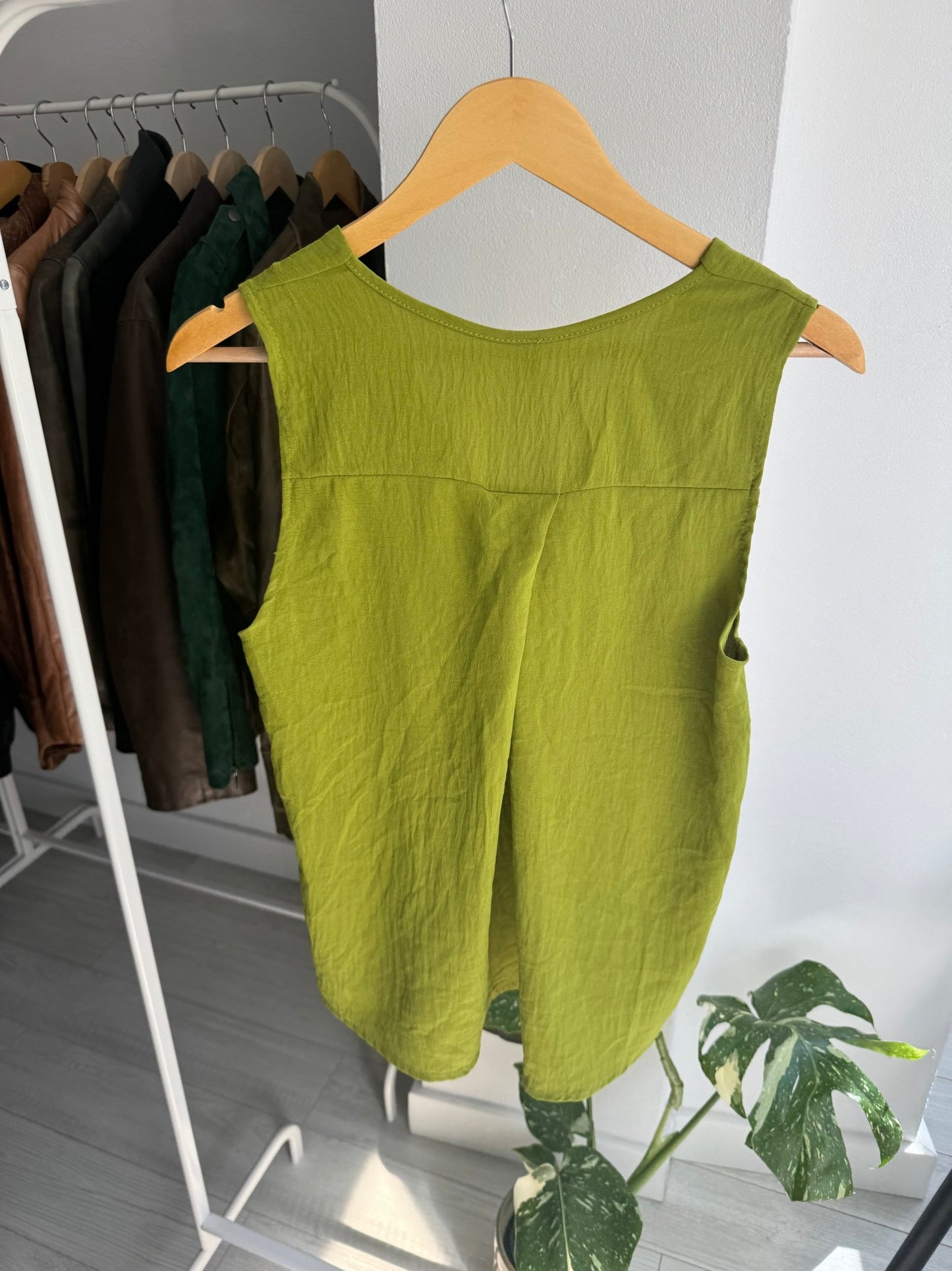✨ Top Y2K Green Mesh – S/M Damă – Made in Italy - anbracaminte