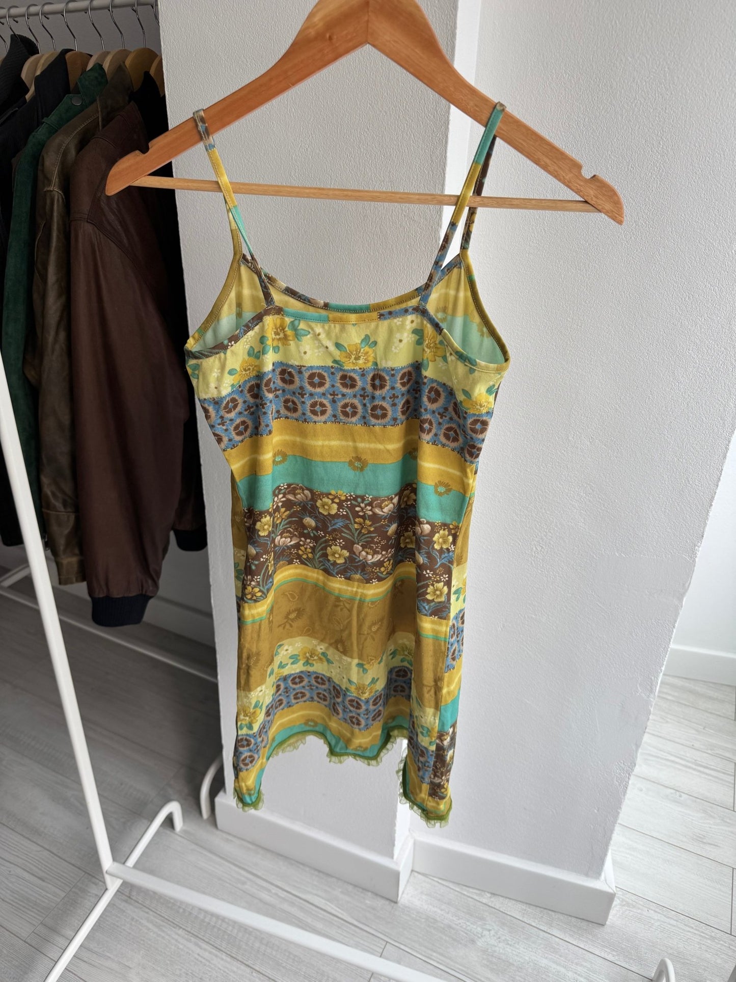 🌼 Top Y2K Mesh – XS/S Damă – Made in Italy - anbracaminte