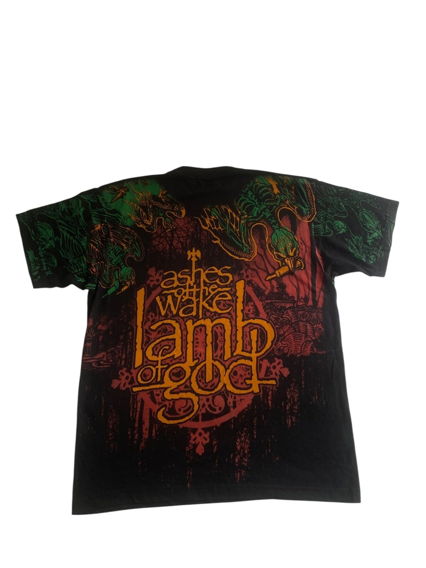 Tricou Original Promo Lamb of God – Ashes of the Wake (2004), Mărime M - anbracaminte
