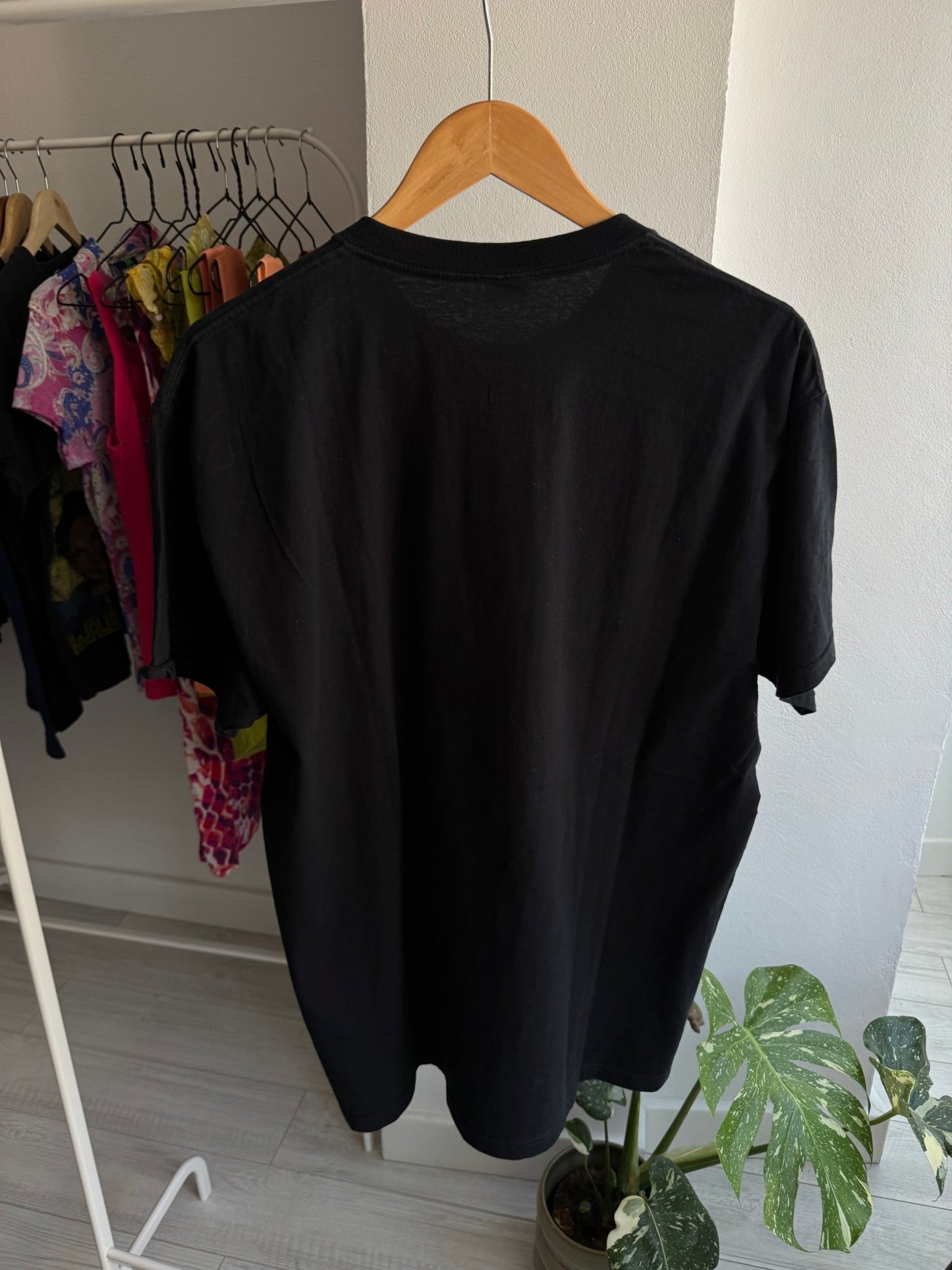 😈 Tricou Y2K Funny Graphic – “God’s Busy, How Can I Help You” – XL Bărbați - anbracaminte