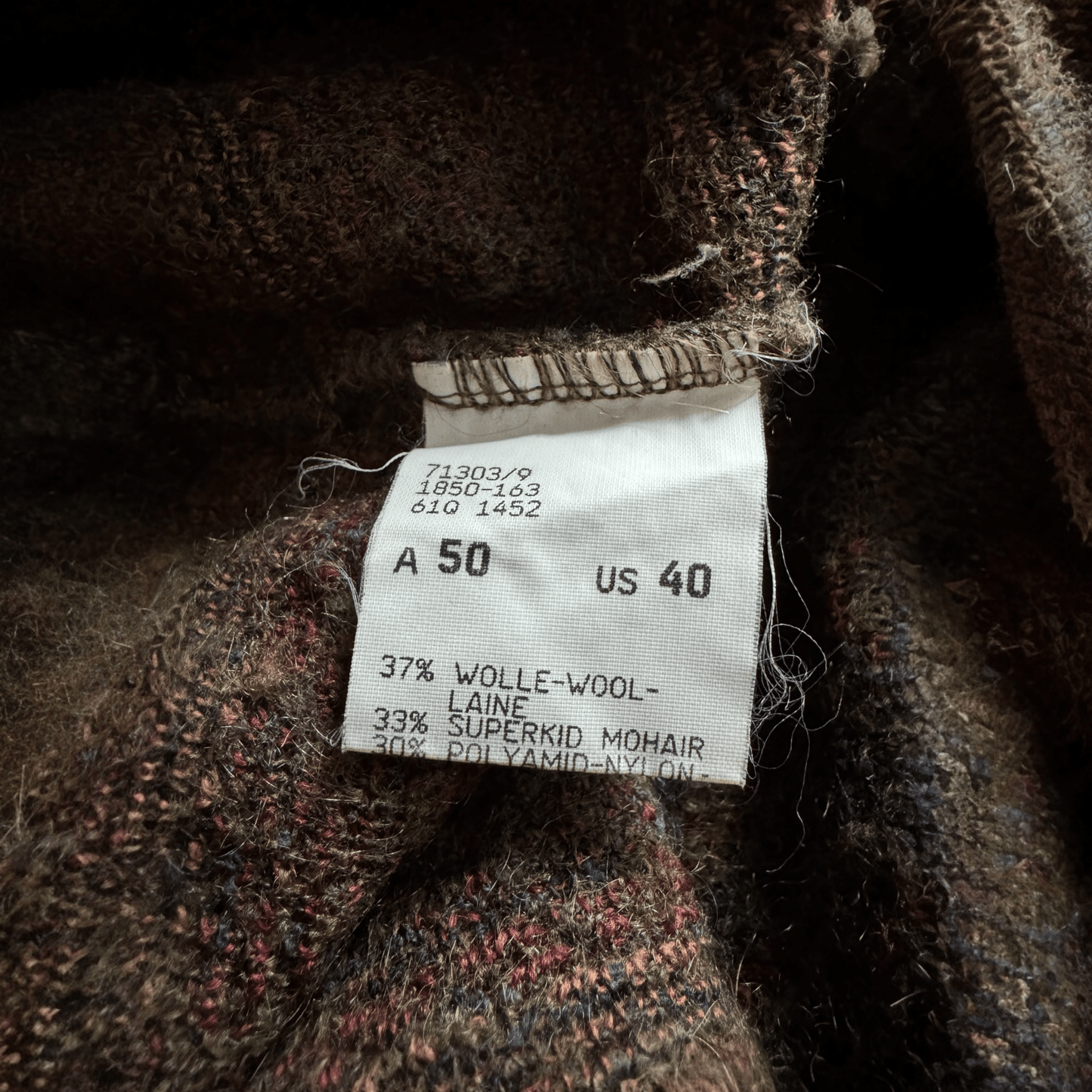 🐐 Vintage Bogner Jumper – Made in Western Germany – Men’s L – Wool & Super Kid Mohair Blend - anbracaminte