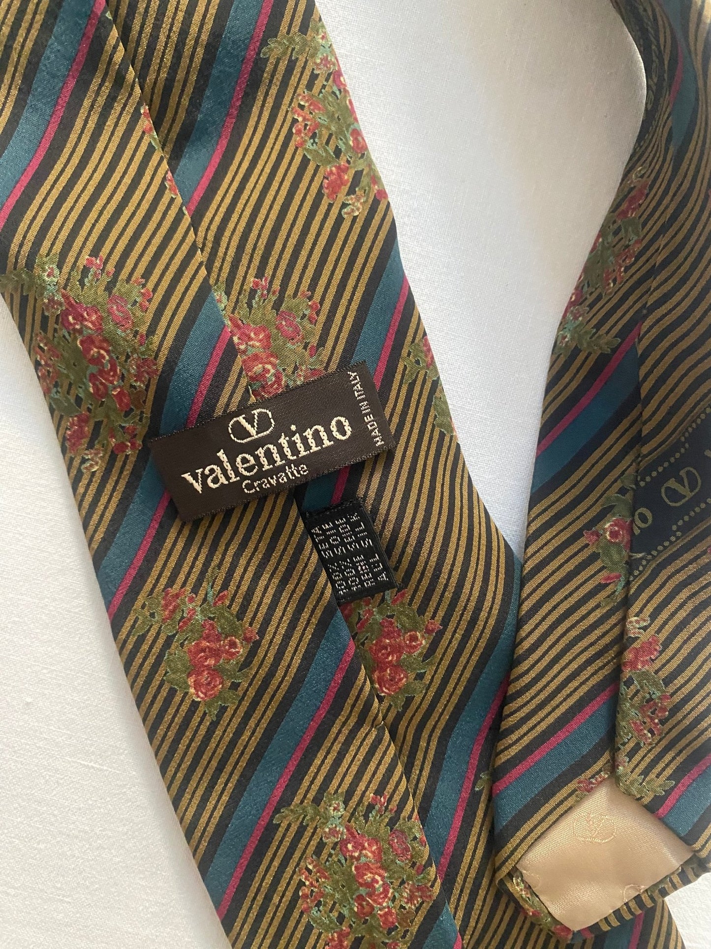 Vintage Valentino Printed Tie - anbracaminte