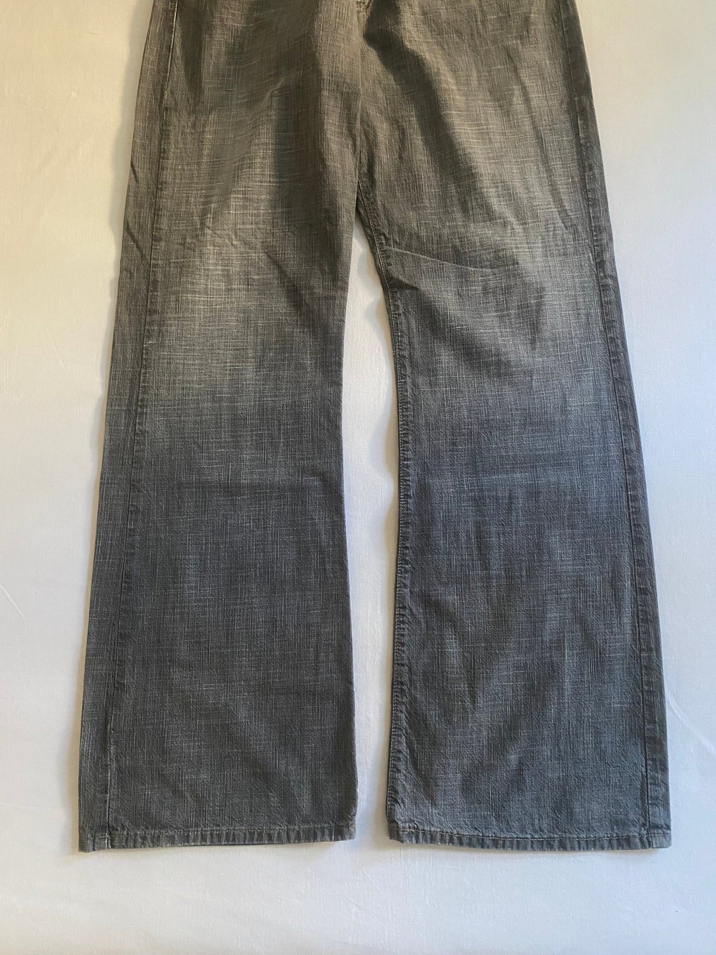 Y2K Armani Dark Grey Baggy Jeans - anbracaminte