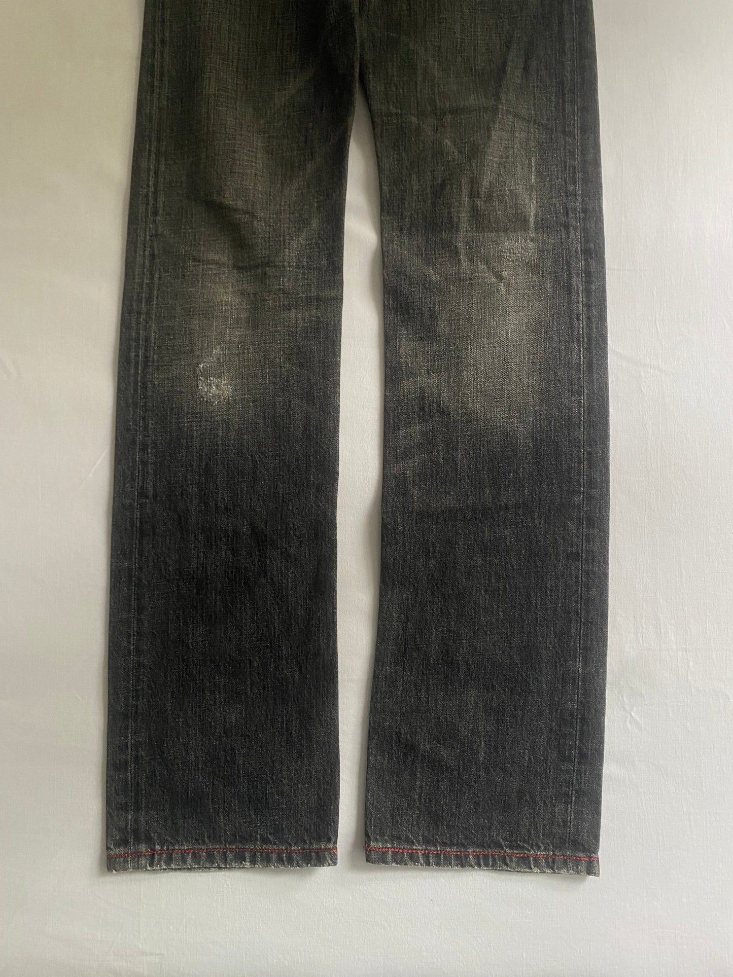 🖤 Y2K Diesel Black Baggy Jeans - anbracaminte