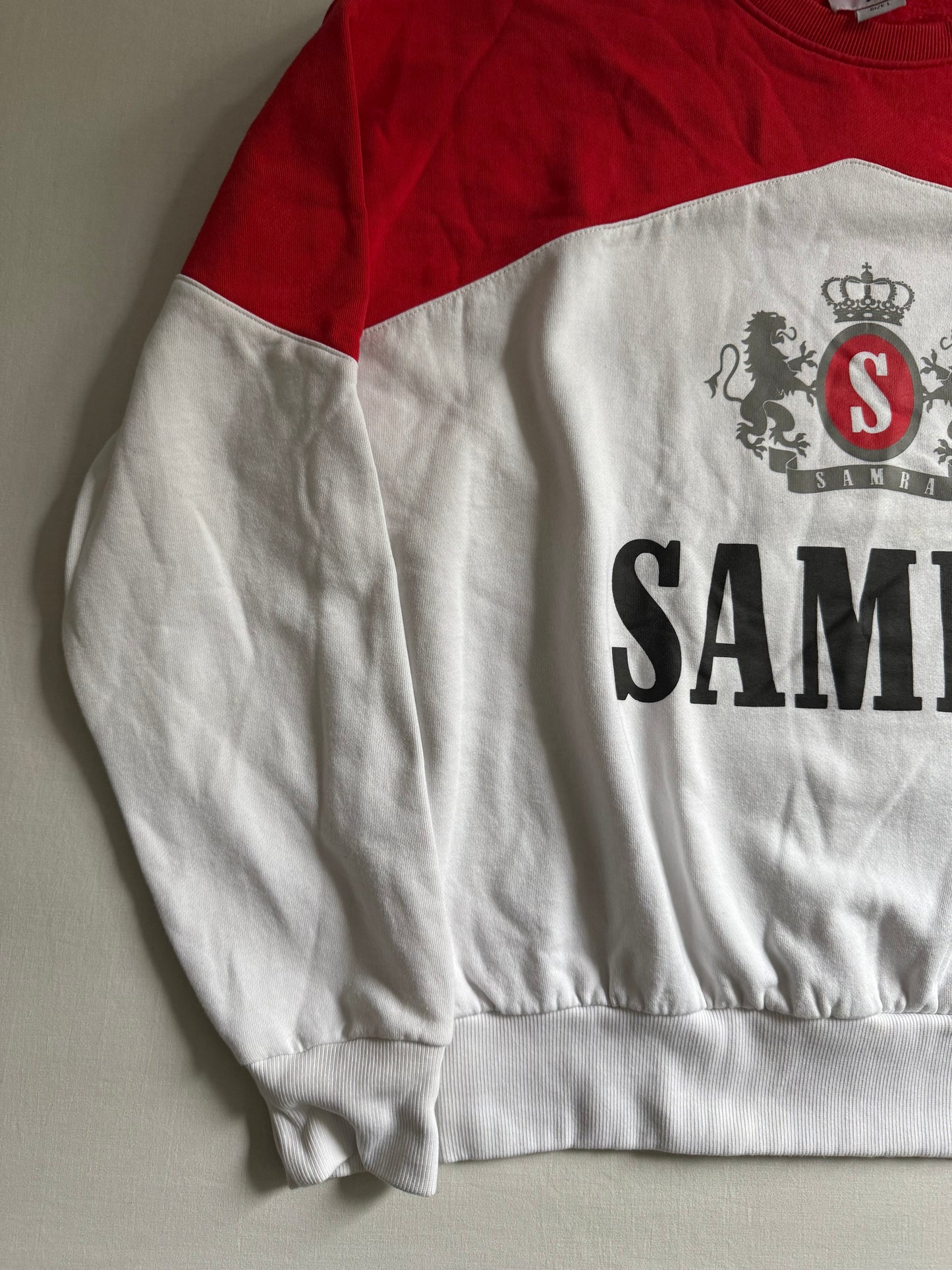 🔴 Crewneck Samra – Marlboro Inspired – Mărime L – Great Condition