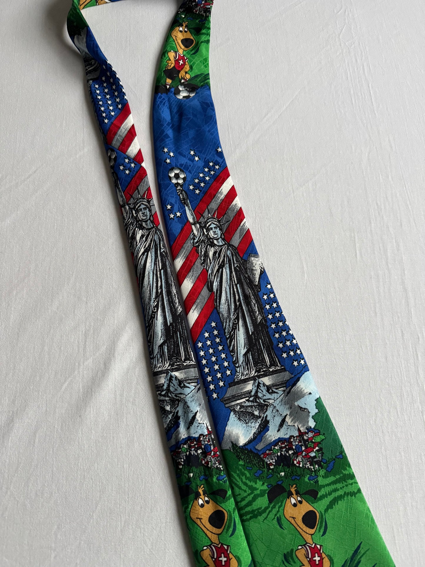 ⚽️ Cravată Vintage Graphic USA World Cup ’94