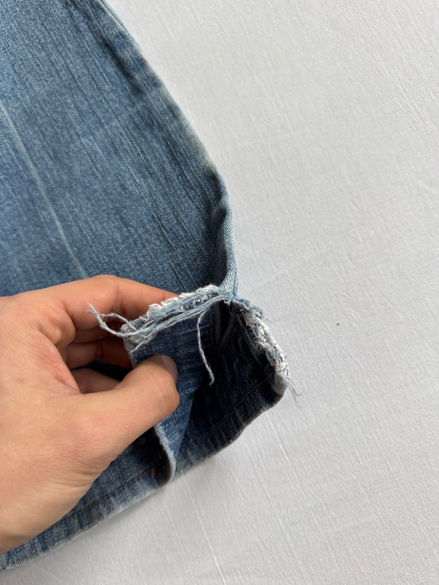 👖 Blugi Y2K Bootcut Industrial Cotton – US 5 / EU 36