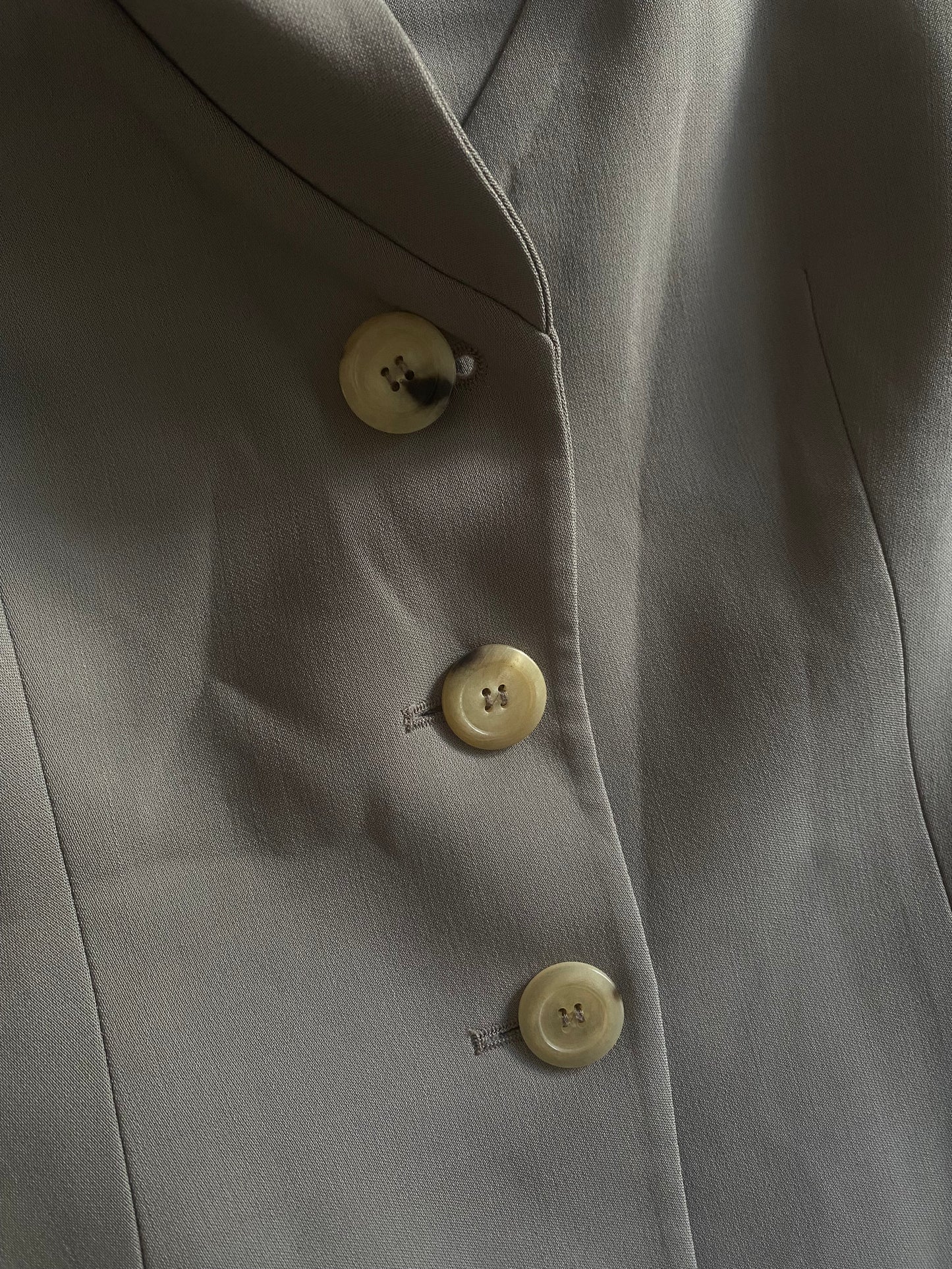 🧥 Sacou Vintage Armani Gri – Mărimea XS, Made in Italy