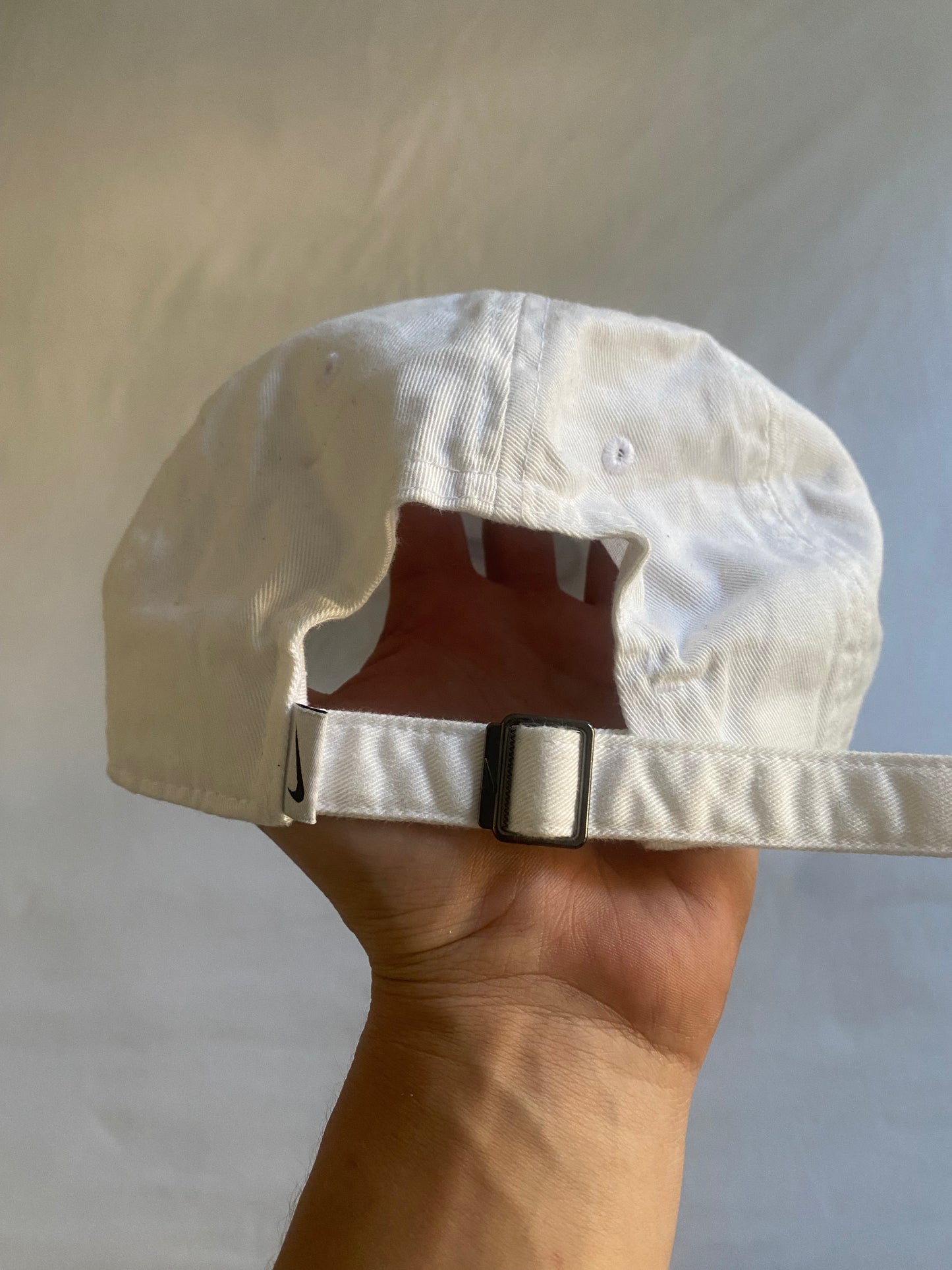 Y2K White Nike Swoosh Cap