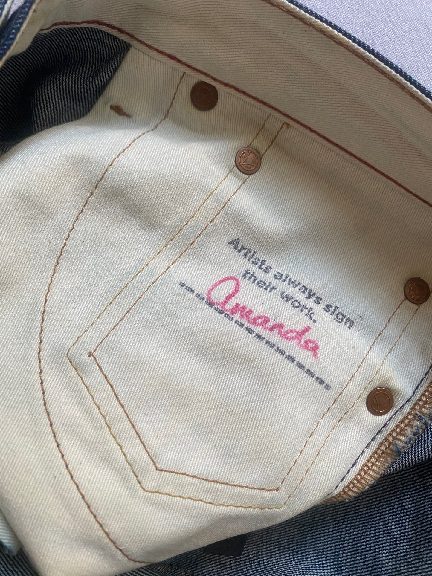 Jeans Hiut Denim Co – Hackr Model – Japanese Selvedge – Slim Fit – W31 L32