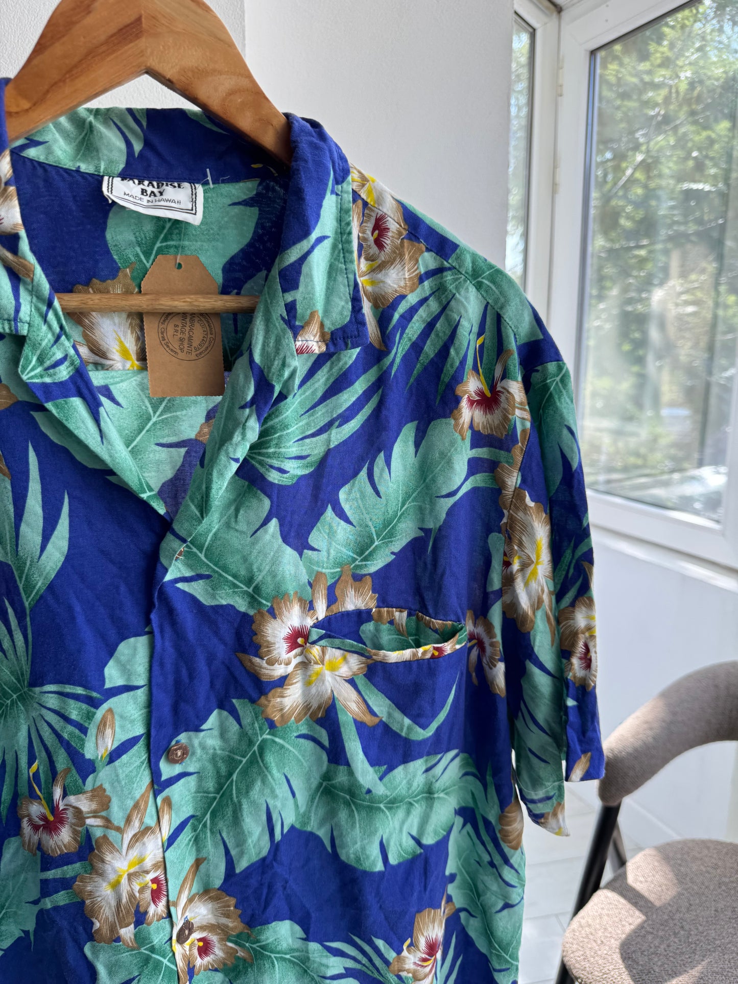 🌺 Cămașă Hawaiian Vintage Printed | 100% Rayon | Made in Hawaii – XL