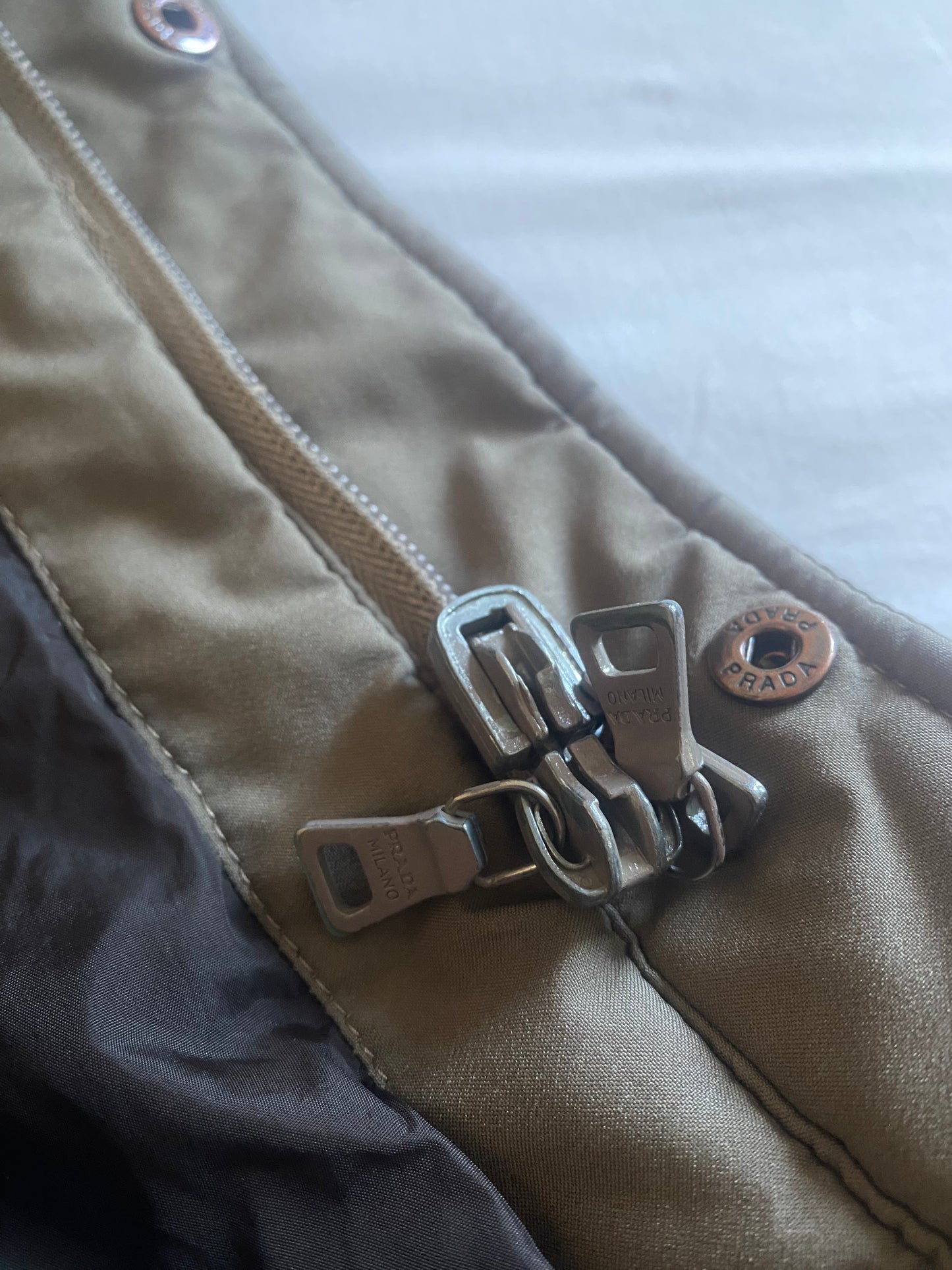 Vintage Prada Grey Parka