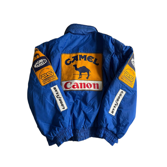 🐪 Geacă vintage Williams Renault Camel F1 Racing – Mărimea L