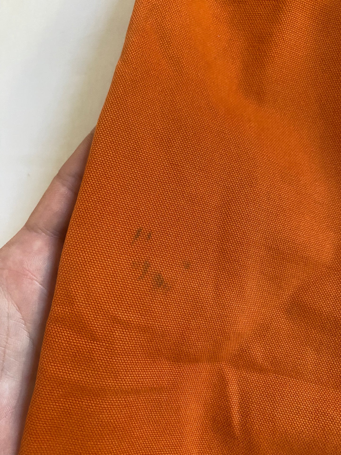 Vintage Murphy Nye Heavy Cotton Canvas Orange Sailing Trousers