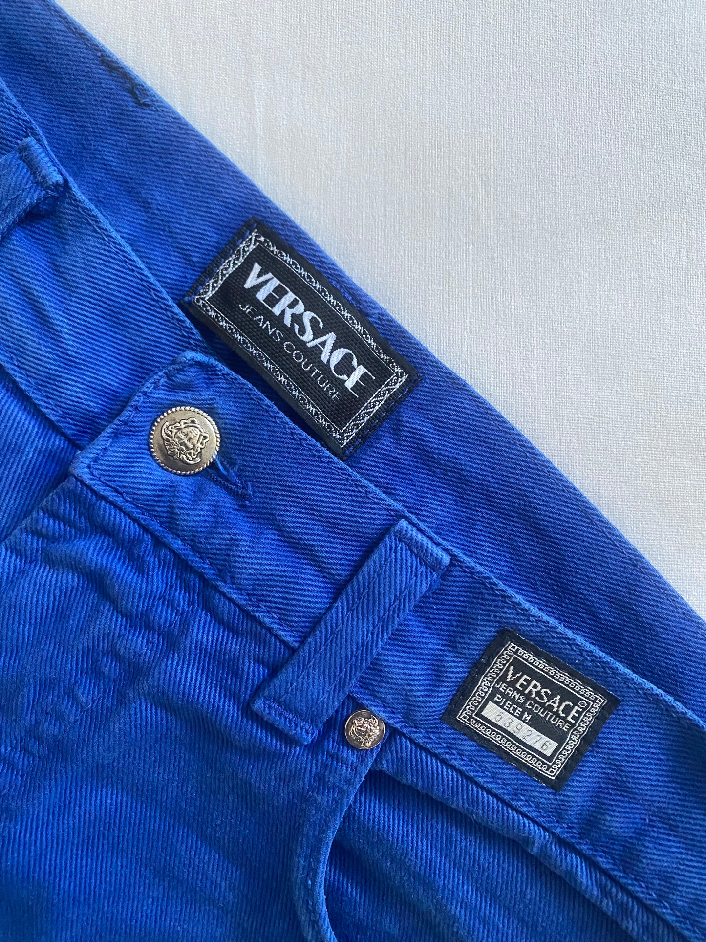 Vintage Versace Blue Jeans