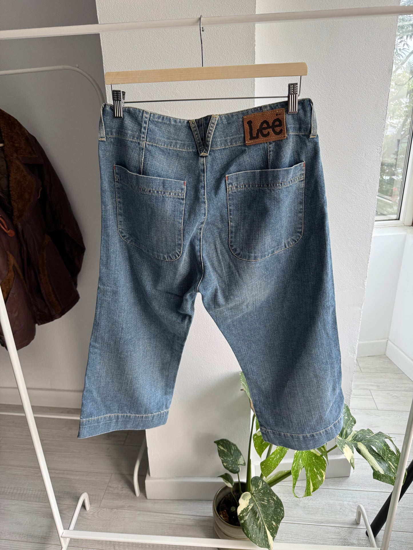 👖 Pantaloni Scurți Vintage Lee Worker Bermuda Jorts – W31 Bărbați
