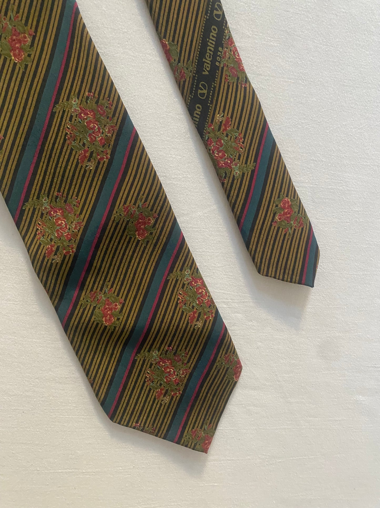 Vintage Valentino Printed Tie
