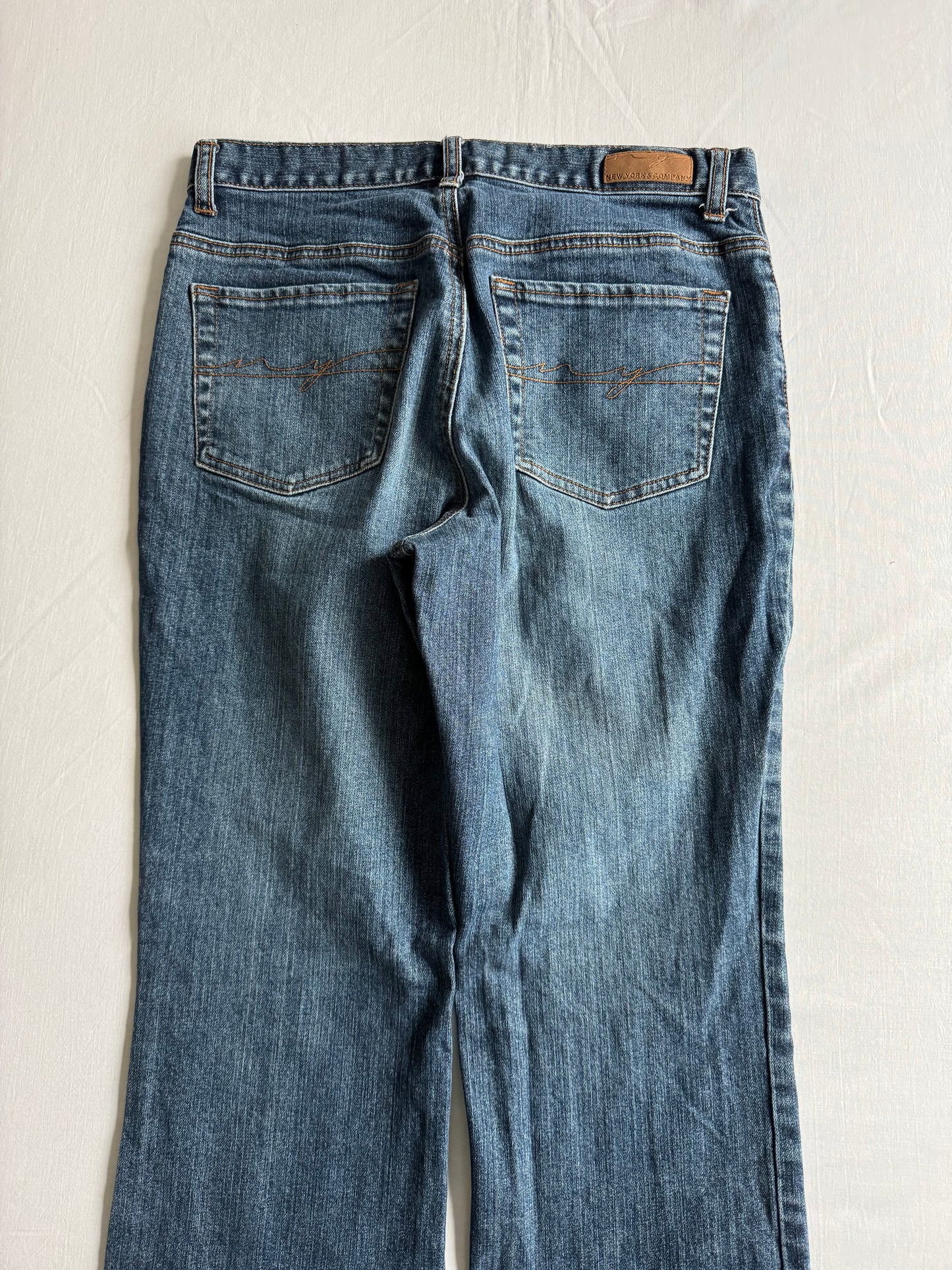 👖 Blugi Y2K Bootcut Petite – Mărime US 8 (Petite) / EU 38