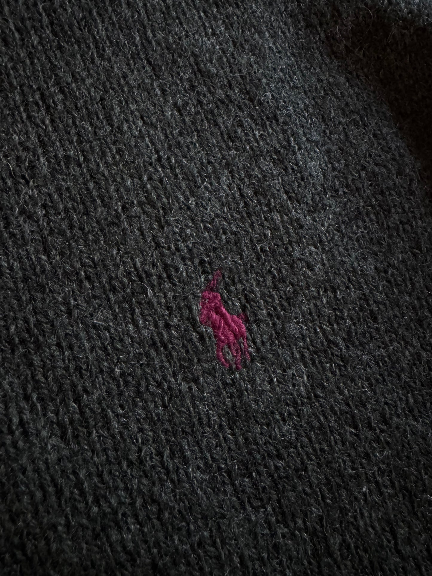 🐴 🧶 Pulover vintage Ralph Lauren Polo – verde închis – mărimea L