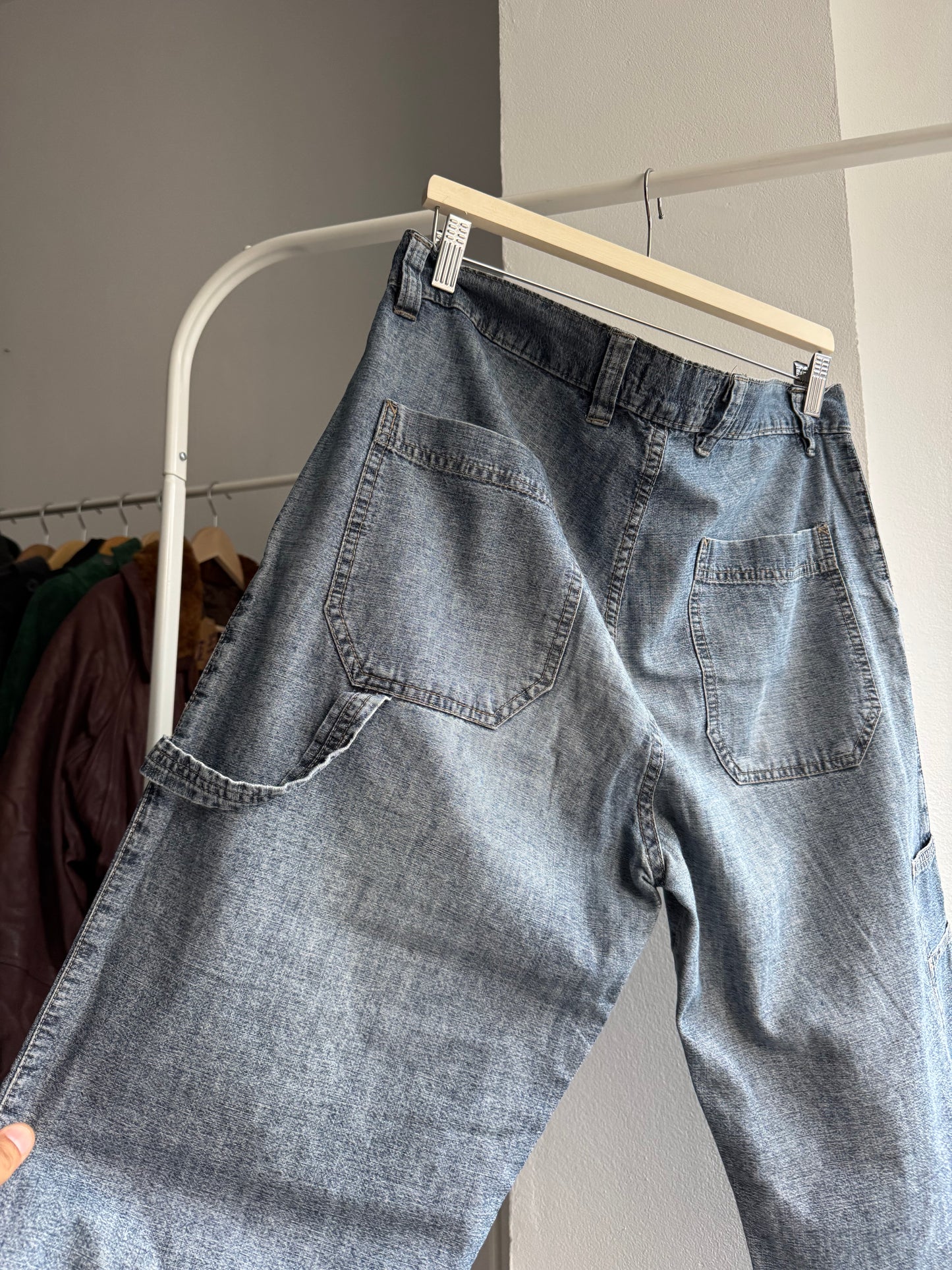 👖 Y2K Baggy Carpenter Jorts – Approx. W34