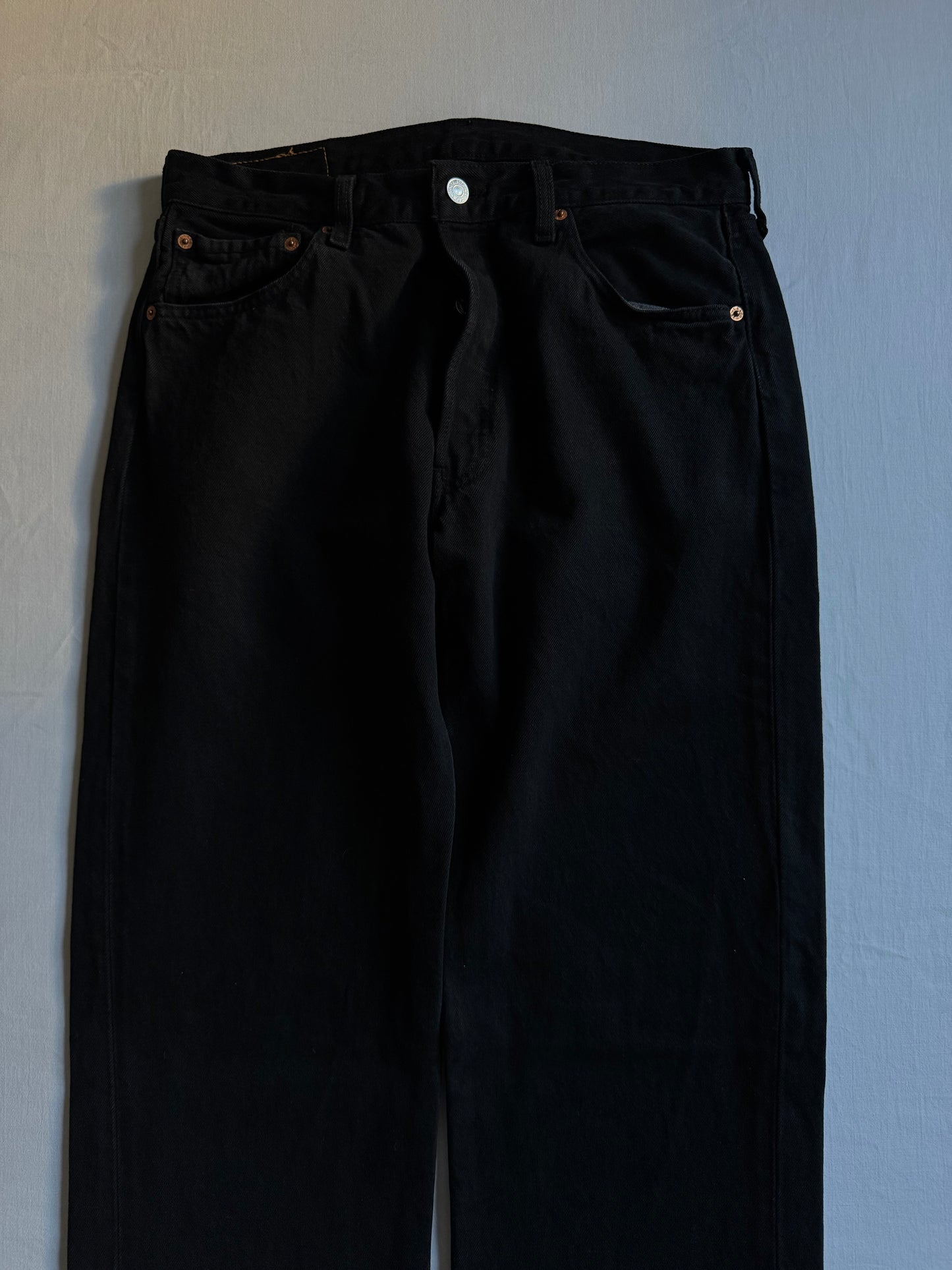 ☕️ Blugi vintage Levi’s 501 – Black – mărimea W34 x L32