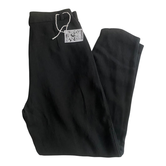 Pantaloni Vintage Benetton – Gri Închis – 50% Lână / 50% Vascoză – IT 44 (EU 40) – Made in Italy