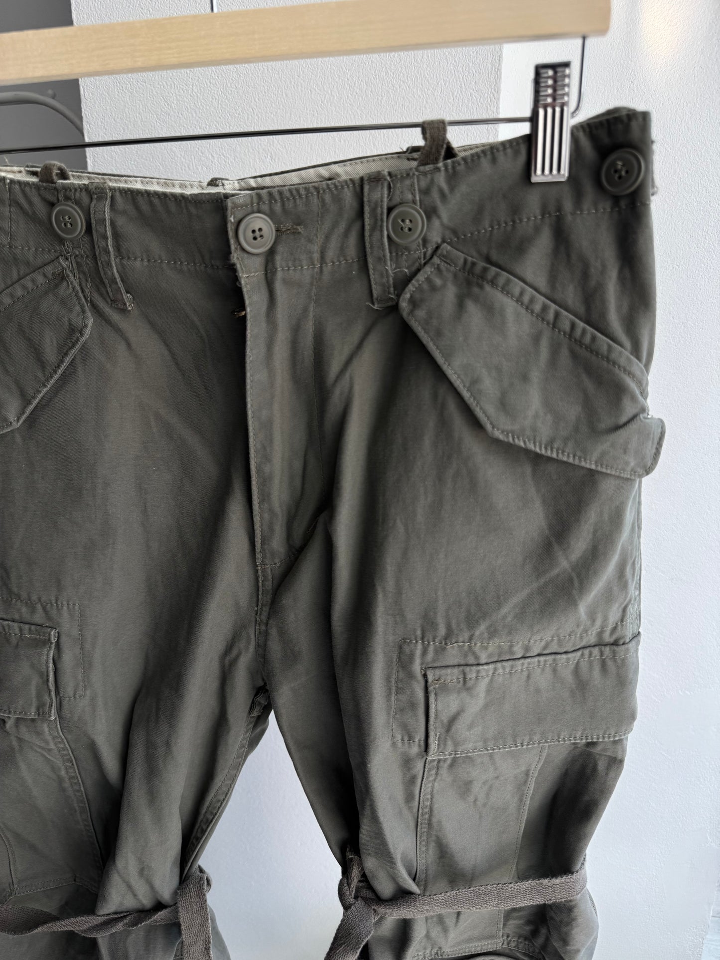 🪂 Pantaloni Cargo Baggy Y2K Bondage Style – Approx. W32 – Ajustabili