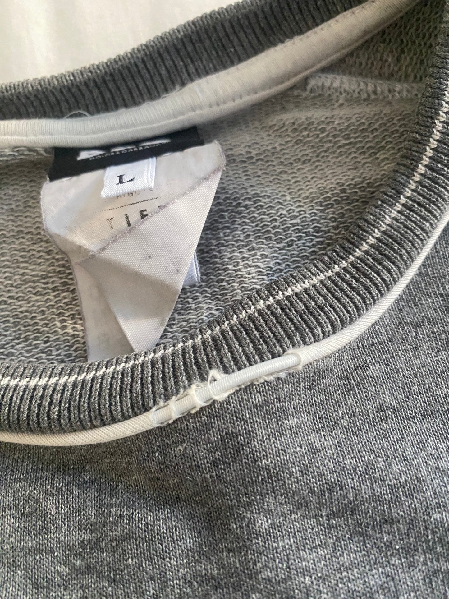 Y2K Dolce & Gabbana Gym Printed Crewneck