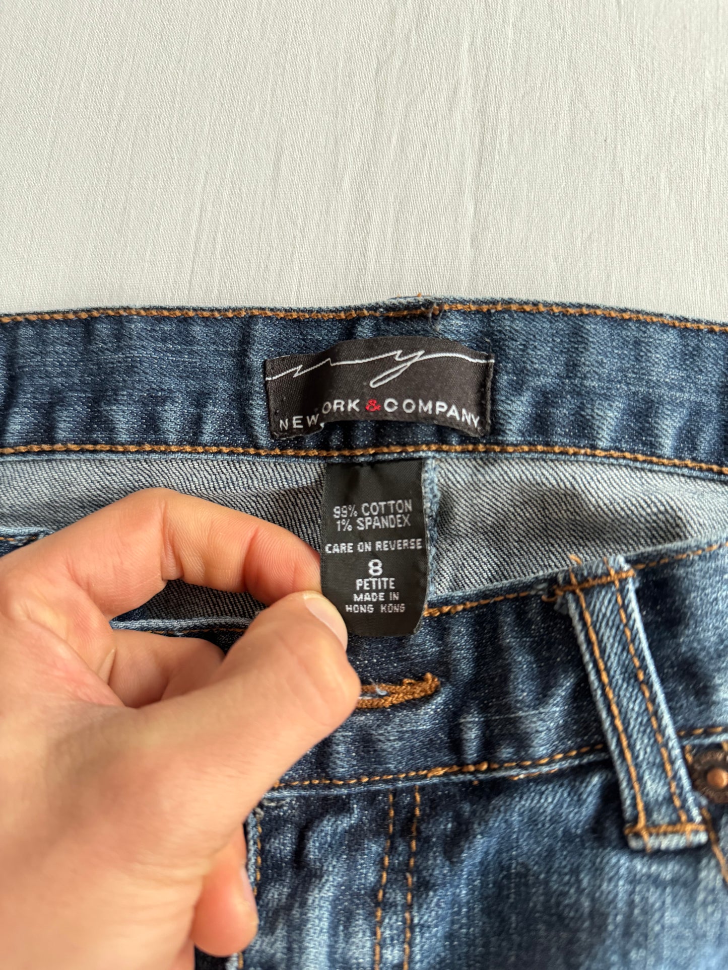 👖 Blugi Y2K Bootcut Petite – Mărime US 8 (Petite) / EU 38