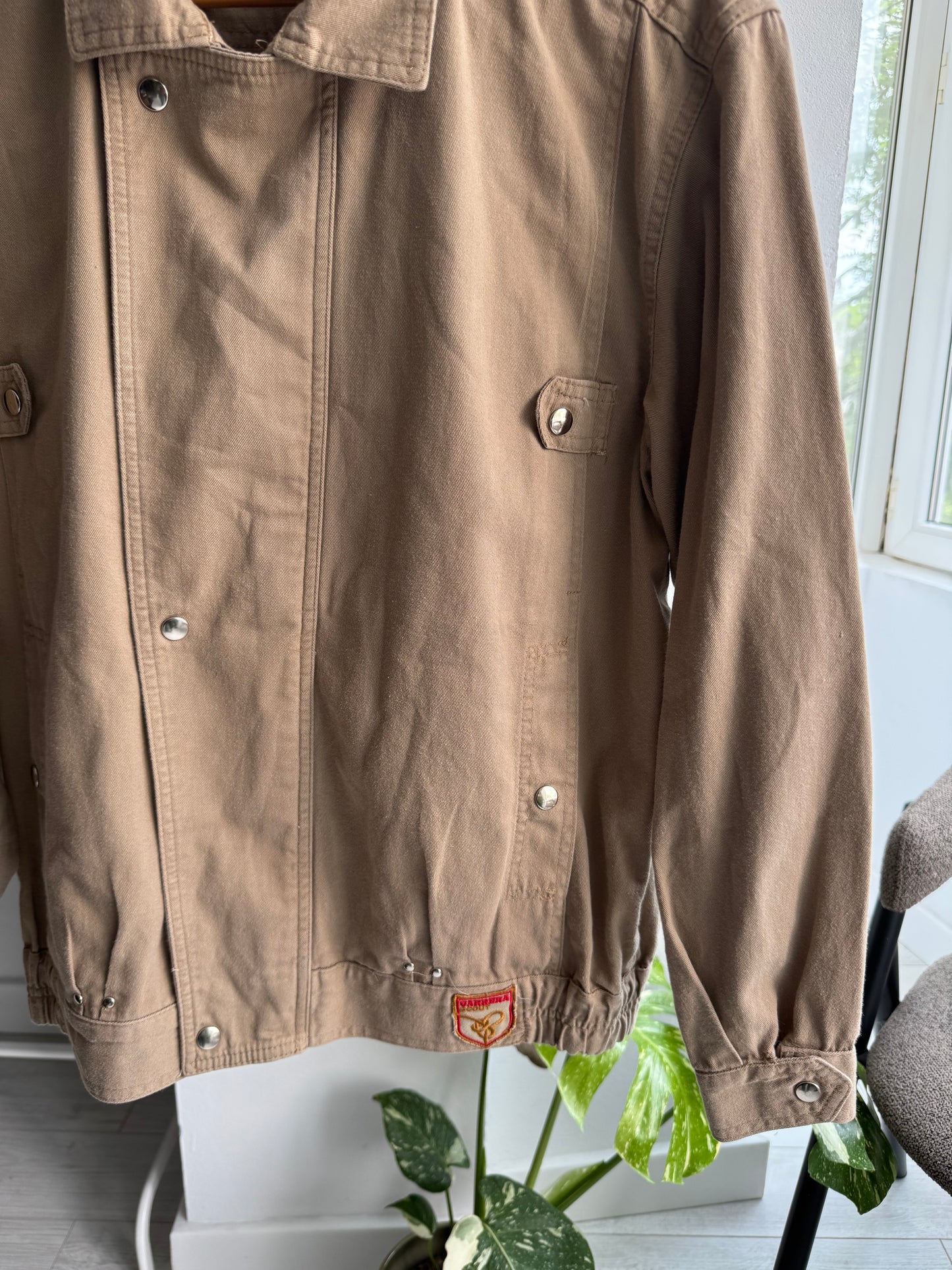 🔨 Vintage Carrera Brown Workwear Jacket – Men’s S – Made in Italy