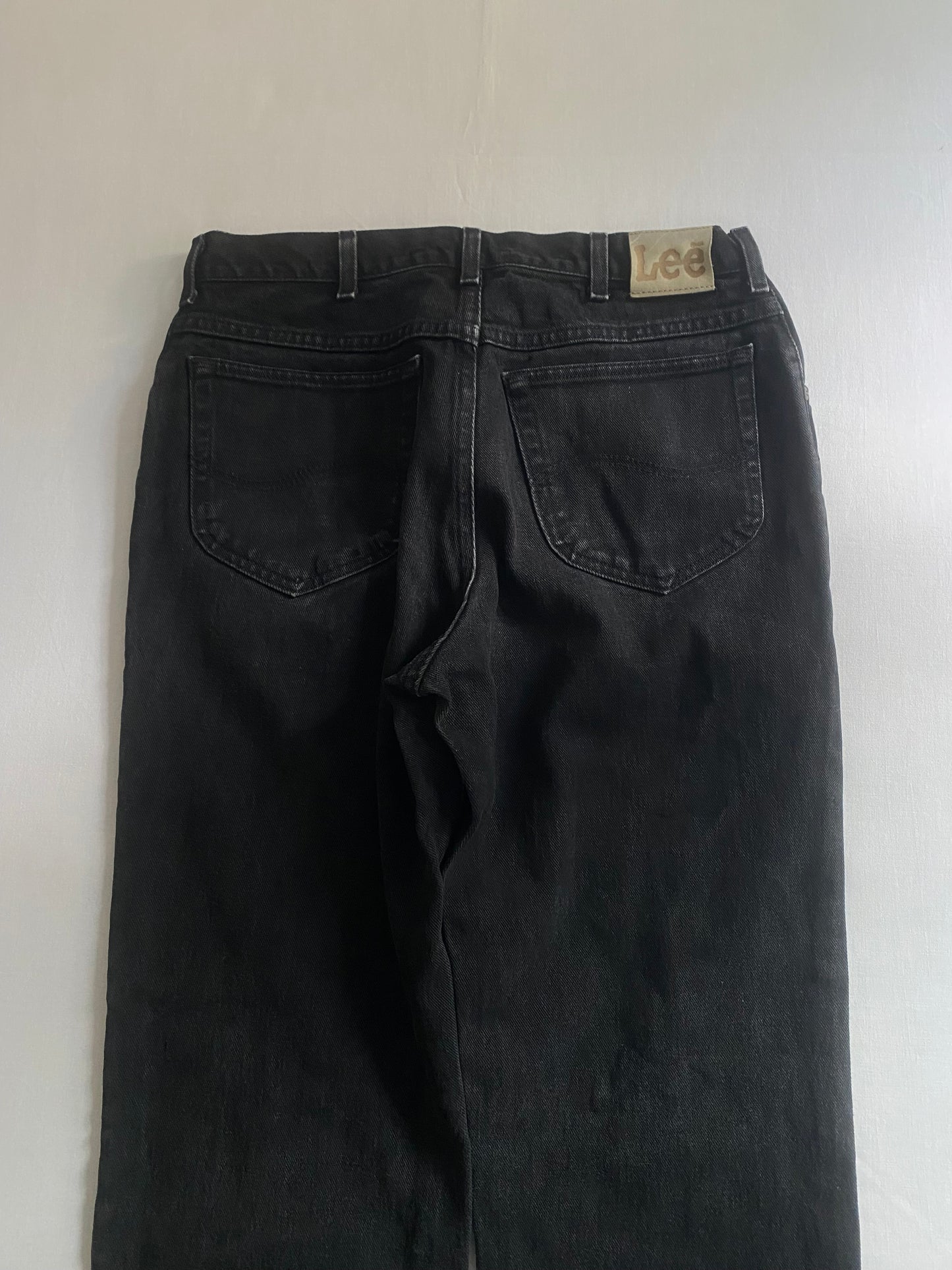 Vintage Lee Black Washed Jeans – Made in USA – W34 L32