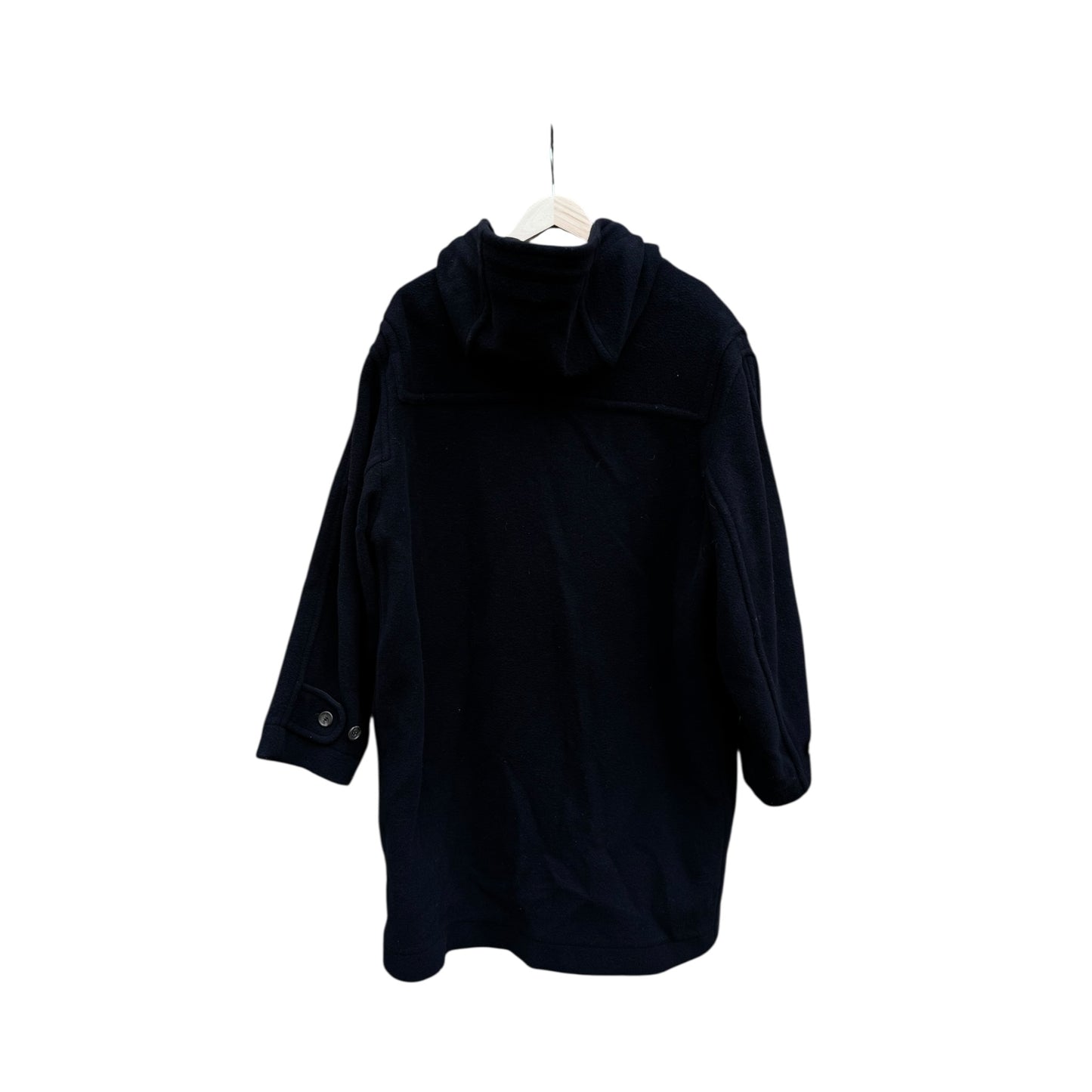 🧥 Palton Vintage Bărbați Henry Cotton’s Navy Tip Duffle din Lână cu Glugă – 52 (XL)