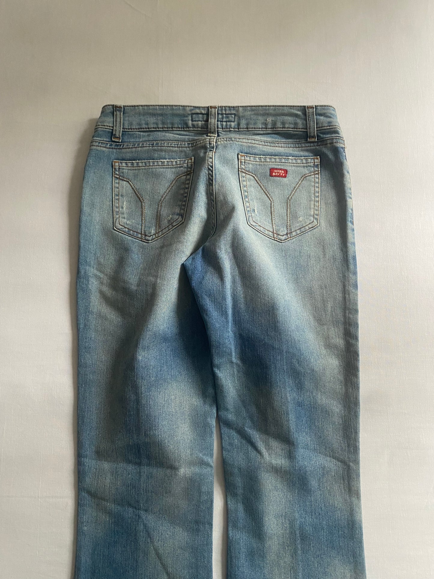 Blugi evazați Y2K Miss Sixty, mărimea US 28, fabricați în Italia 👖🇮🇹