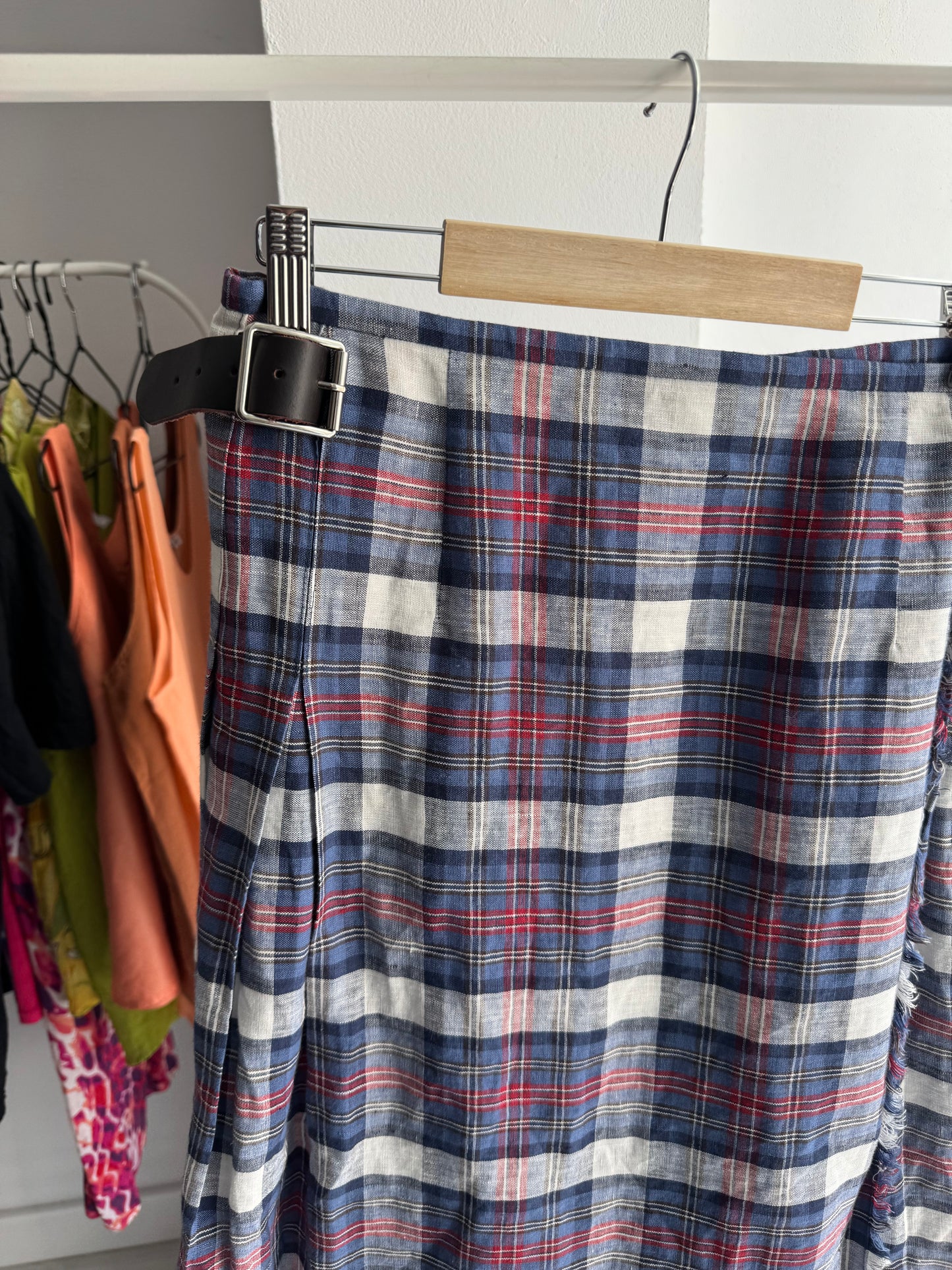🇮🇪 Fustă Kilt Vintage de Vară – EU 40 Damă (M/L) – 100% In