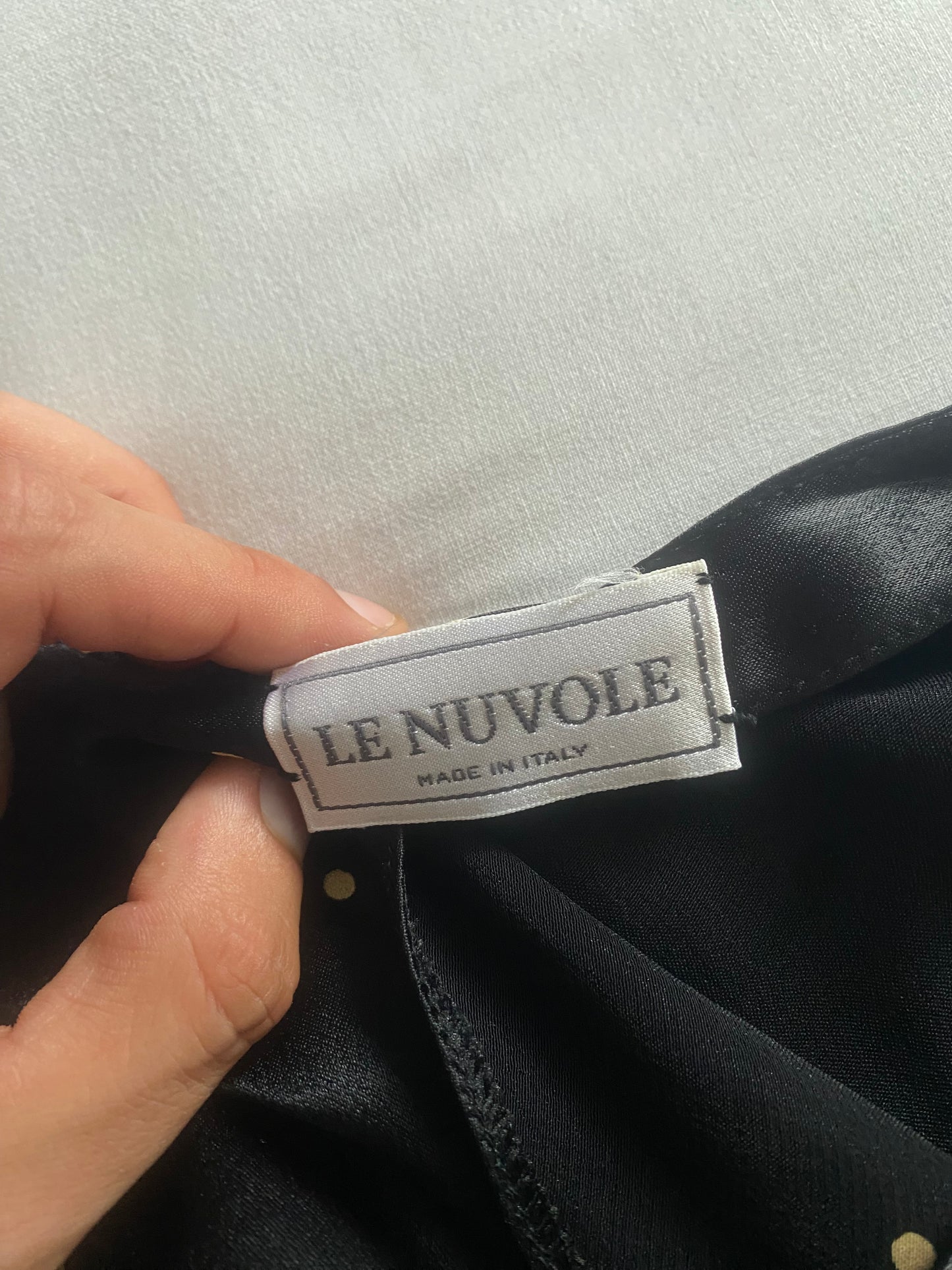 Rochie Vintage Neagră Imprimată – Mărime M 🖤