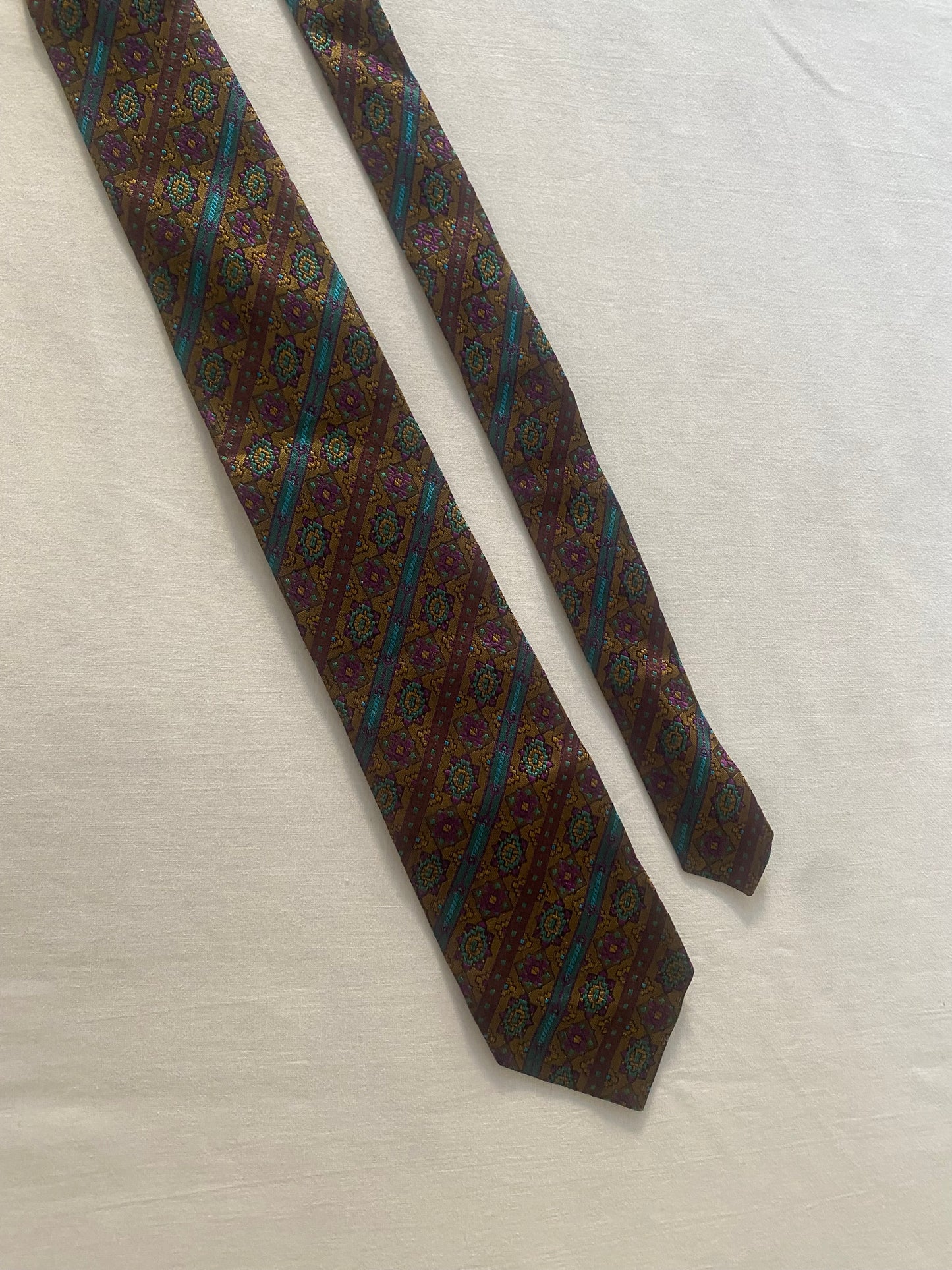 Vintage Celine Printed Tie