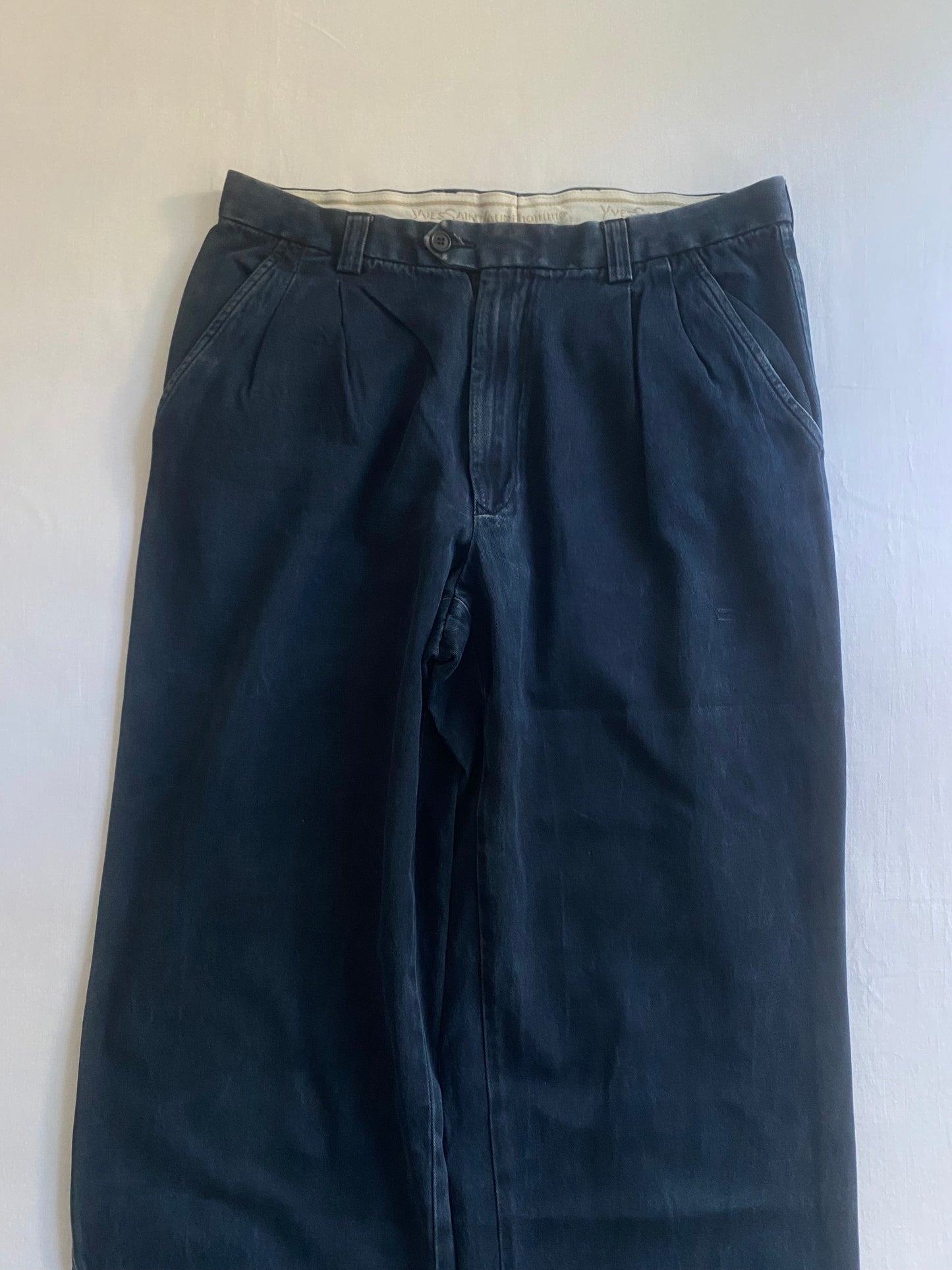 🧵 Vintage Yves Saint Laurent pantaloni slack – mărimea 50