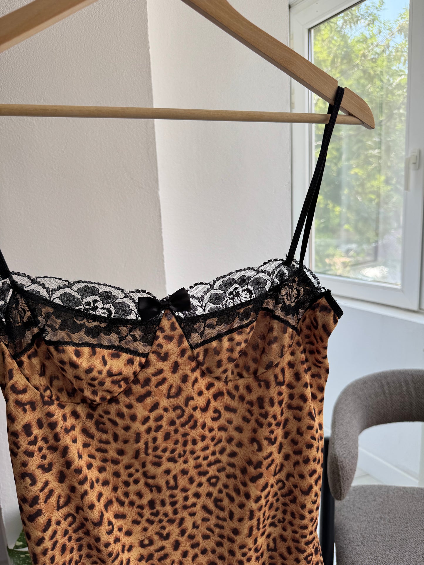 🐆 Cami Top Animal Print Y2K | Made in Italy – M/L Damă